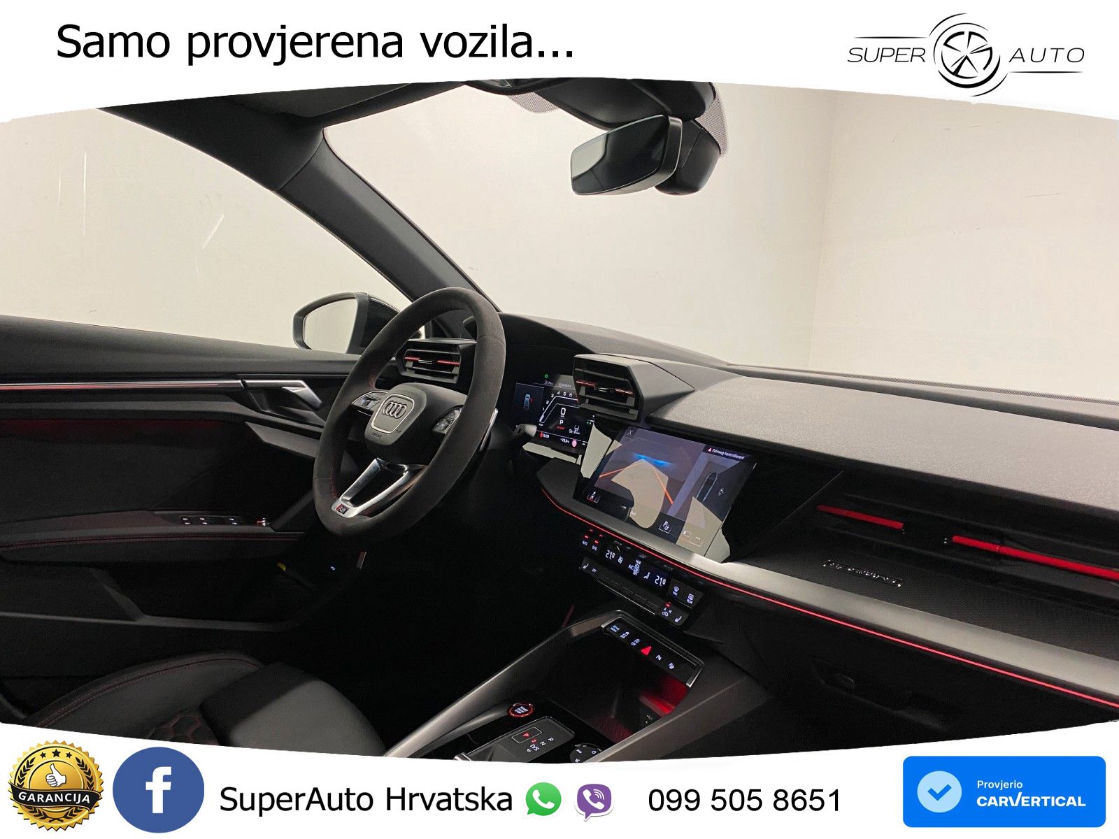 Audi RS3 Sportback 2.5 TFSI (400 KS) quattro S tronic LED+GR SJED+ACC