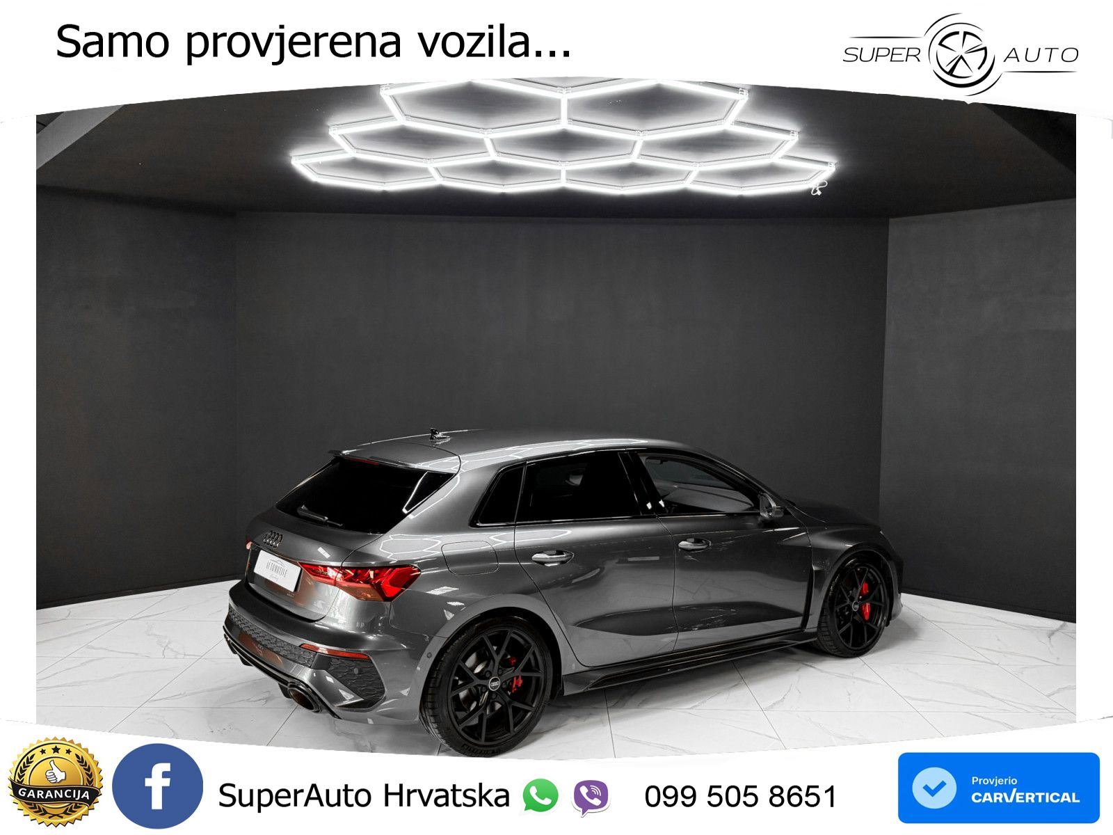 Audi RS3 Sportback 2.5 TFSI (400 KS) quattro S tronic LED+GR SJED+ACC