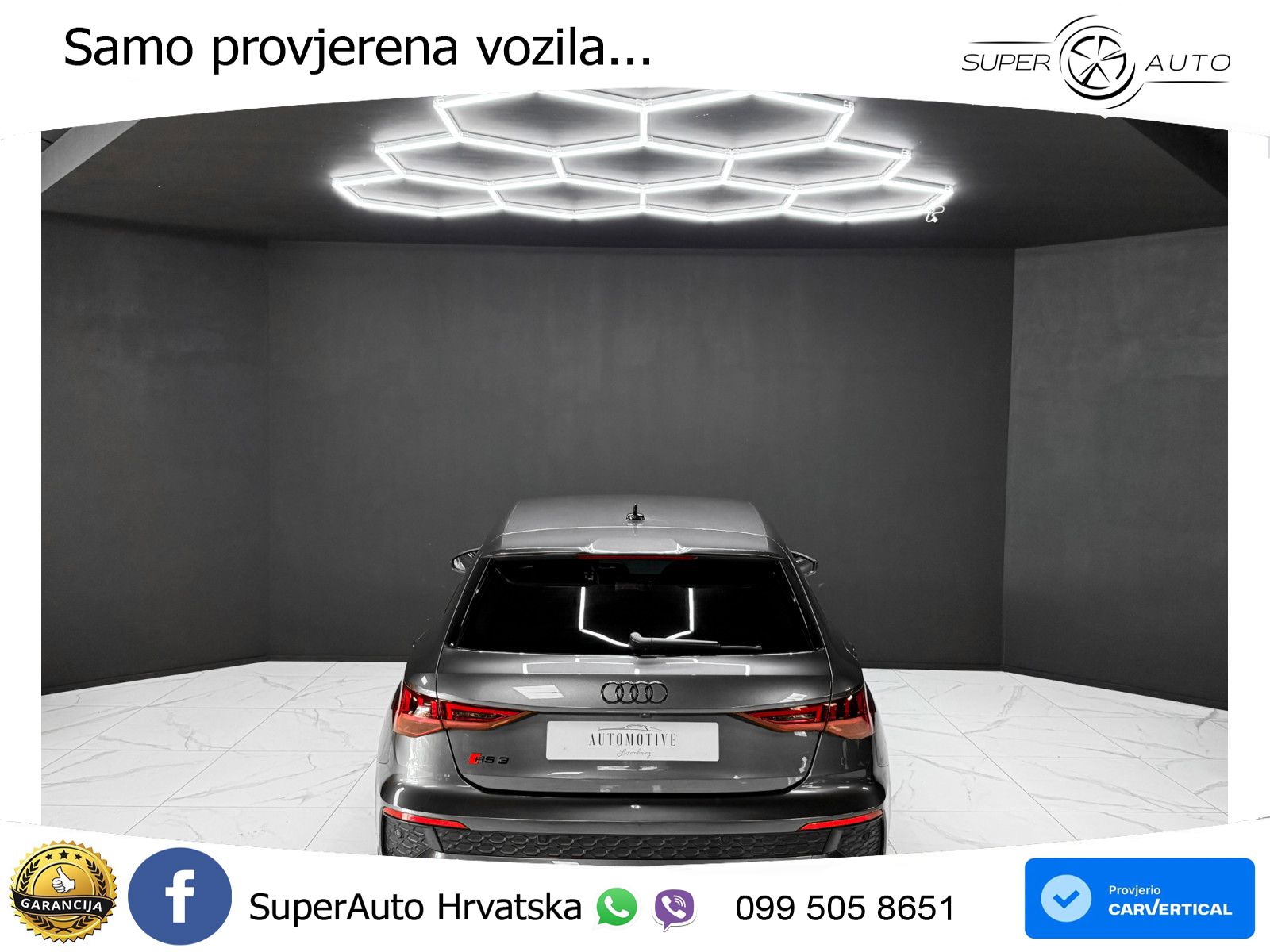 Audi RS3 Sportback 2.5 TFSI (400 KS) quattro S tronic LED+GR SJED+ACC