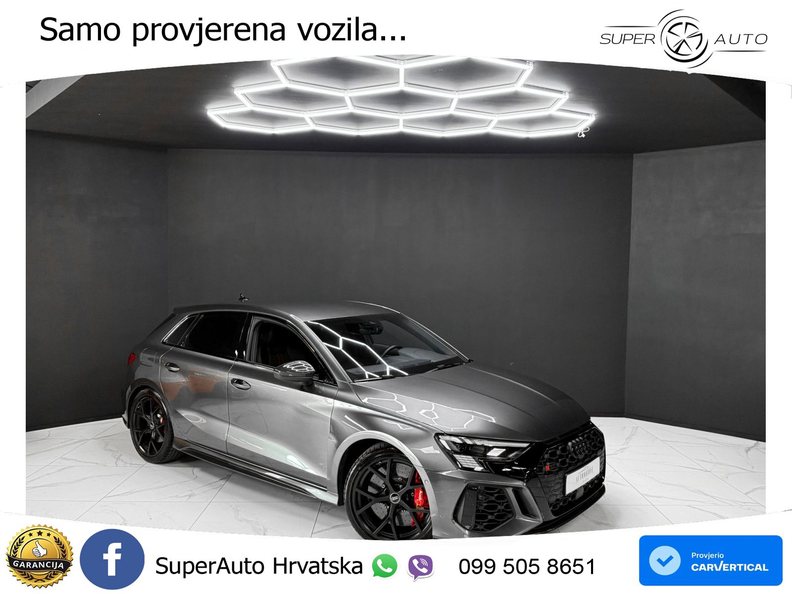 Audi RS3 Sportback 2.5 TFSI (400 KS) quattro S tronic LED+GR SJED+ACC