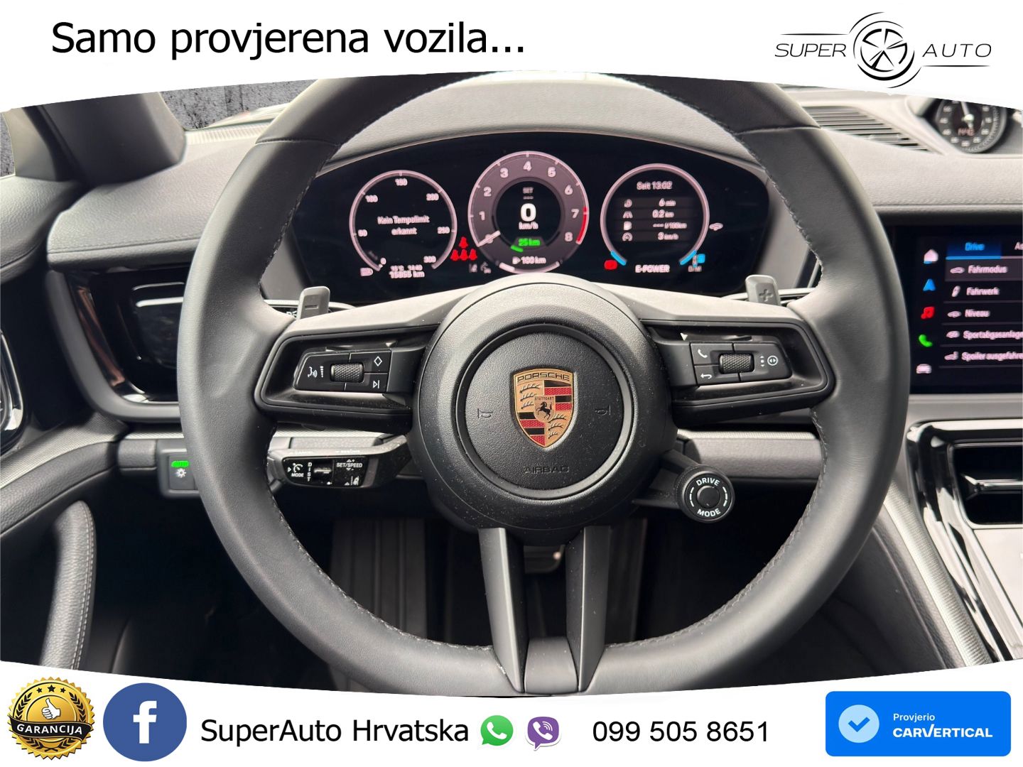 Porsche Panamera 4 2.9 V6 (470 KS) E-Hybrid PDK ACC+HEAD+4xGR SJED+360+PANO