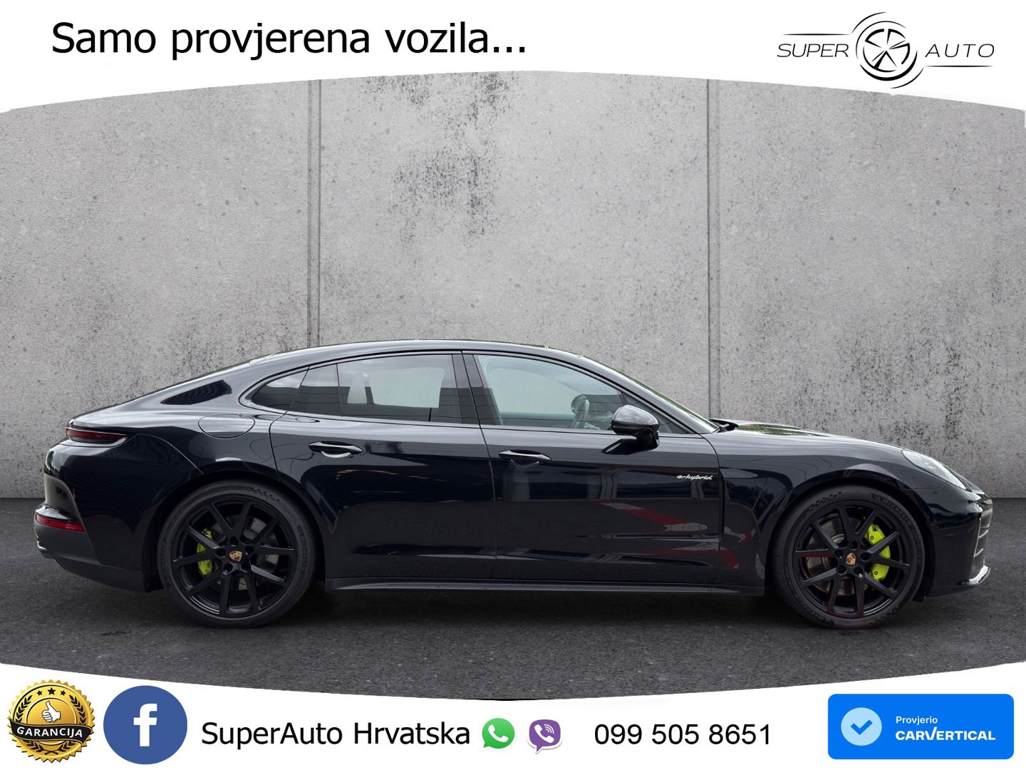Porsche Panamera 4 2.9 V6 (470 KS) E-Hybrid PDK ACC+HEAD+4xGR SJED+360+PANO