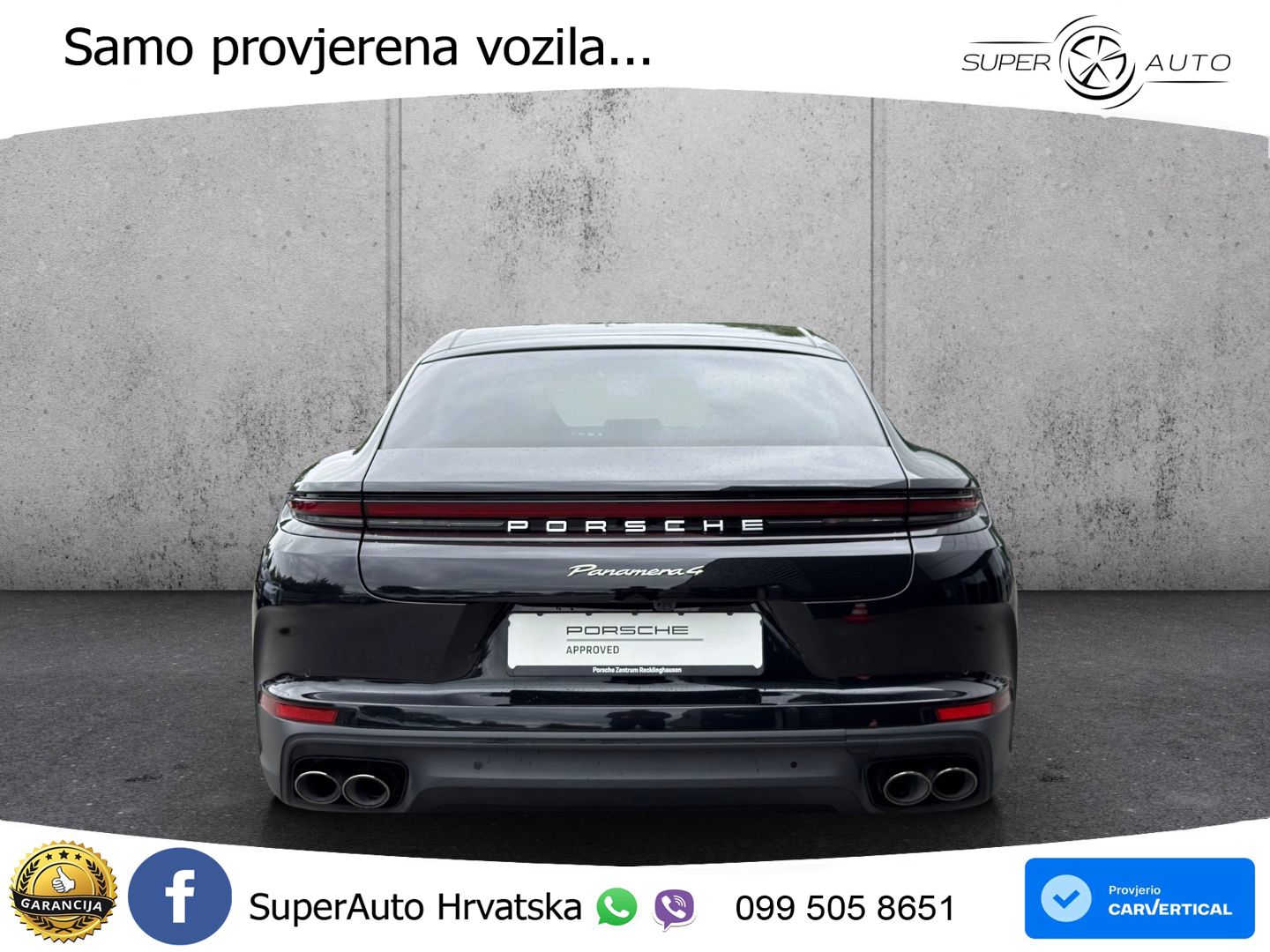 Porsche Panamera 4 2.9 V6 (470 KS) E-Hybrid PDK ACC+HEAD+4xGR SJED+360+PANO