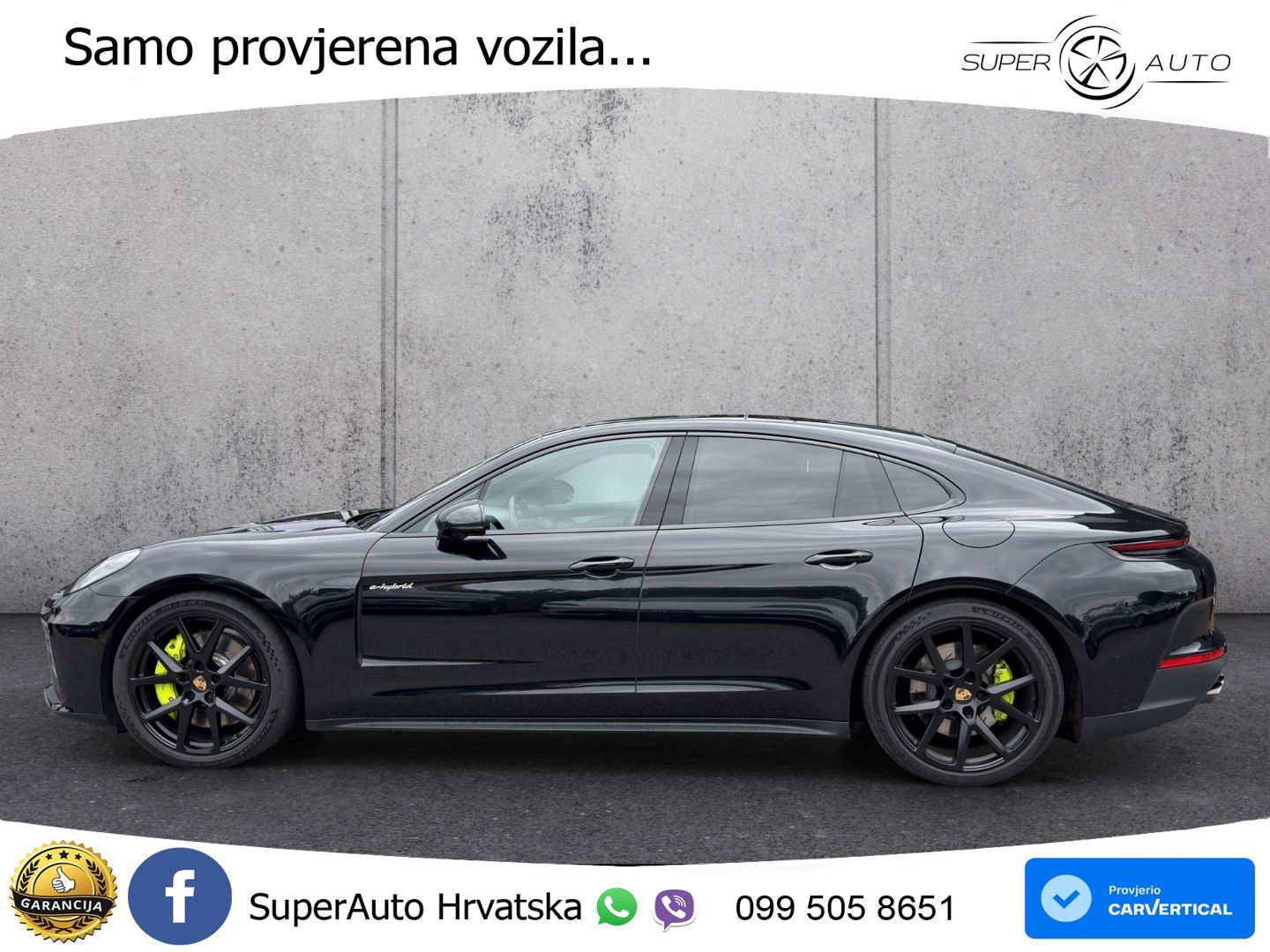 Porsche Panamera 4 2.9 V6 (470 KS) E-Hybrid PDK ACC+HEAD+4xGR SJED+360+PANO