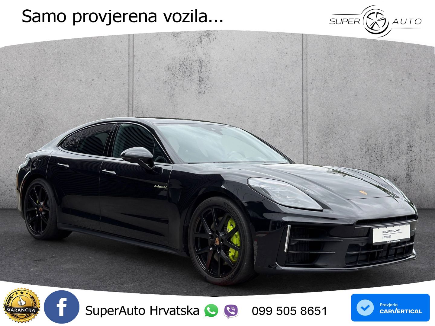 Porsche Panamera 4 2.9 V6 (470 KS) E-Hybrid PDK ACC+HEAD+4xGR SJED+360+PANO