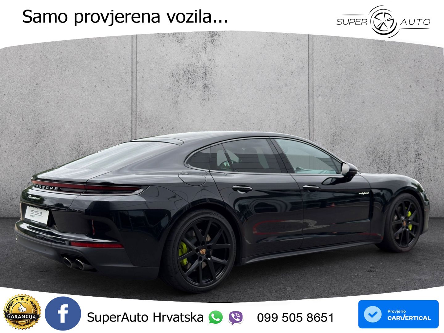 Porsche Panamera 4 2.9 V6 (470 KS) E-Hybrid PDK ACC+HEAD+4xGR SJED+360+PANO