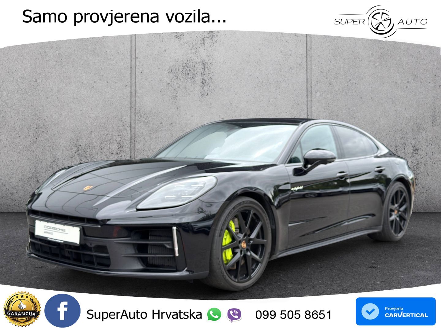Porsche Panamera 4 2.9 V6 (470 KS) E-Hybrid PDK ACC+HEAD+4xGR SJED+360+PANO