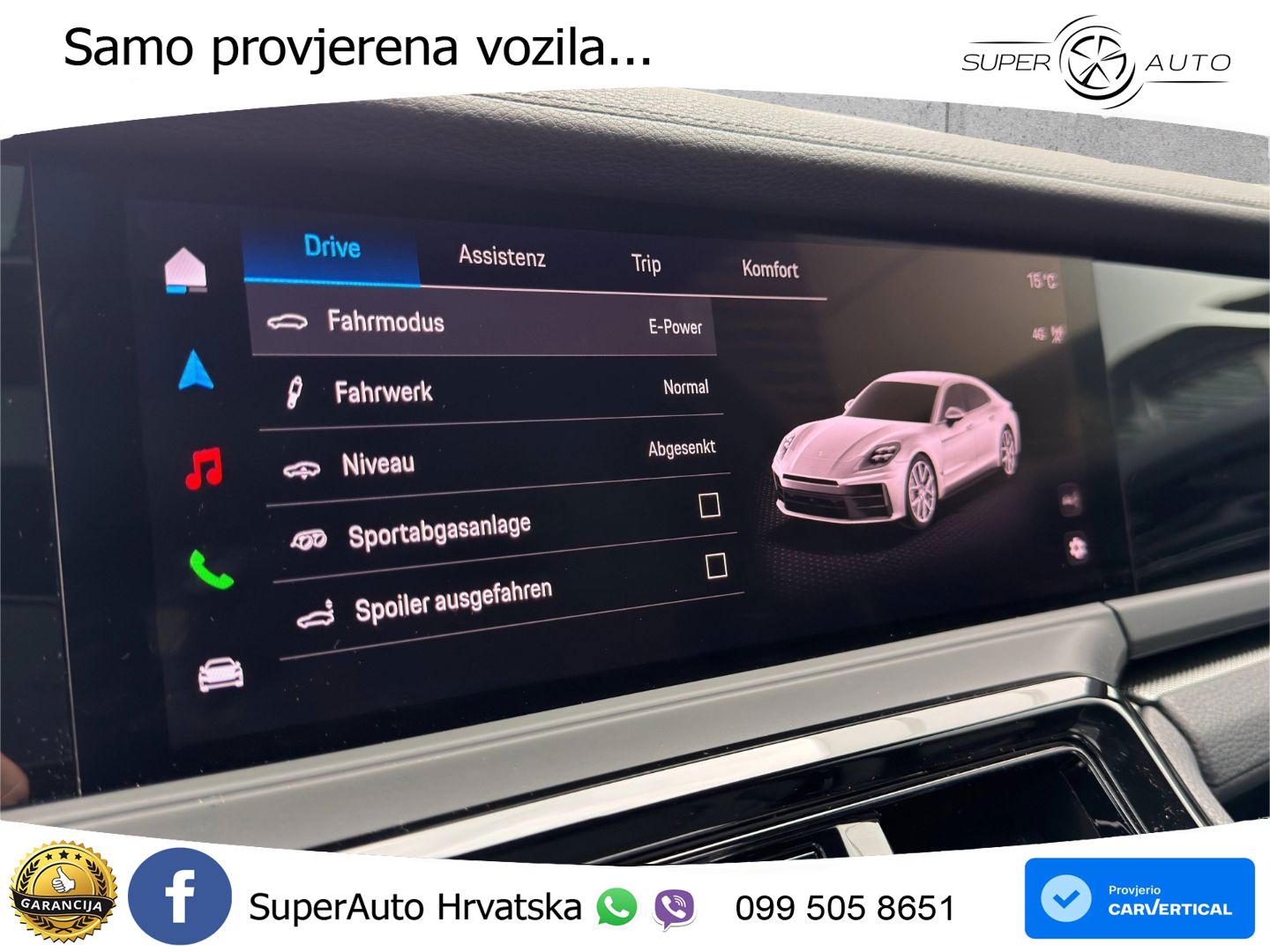 Porsche Panamera 4 2.9 V6 (470 KS) E-Hybrid PDK ACC+HEAD+4xGR SJED+360+PANO