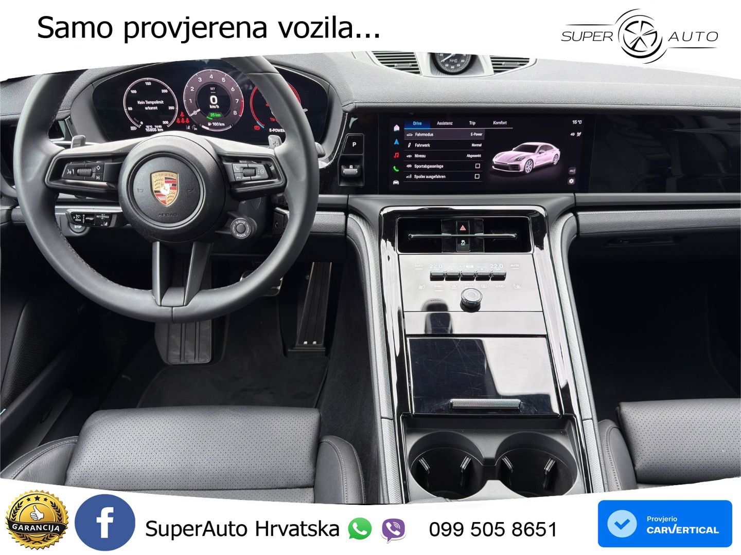 Porsche Panamera 4 2.9 V6 (470 KS) E-Hybrid PDK ACC+HEAD+4xGR SJED+360+PANO