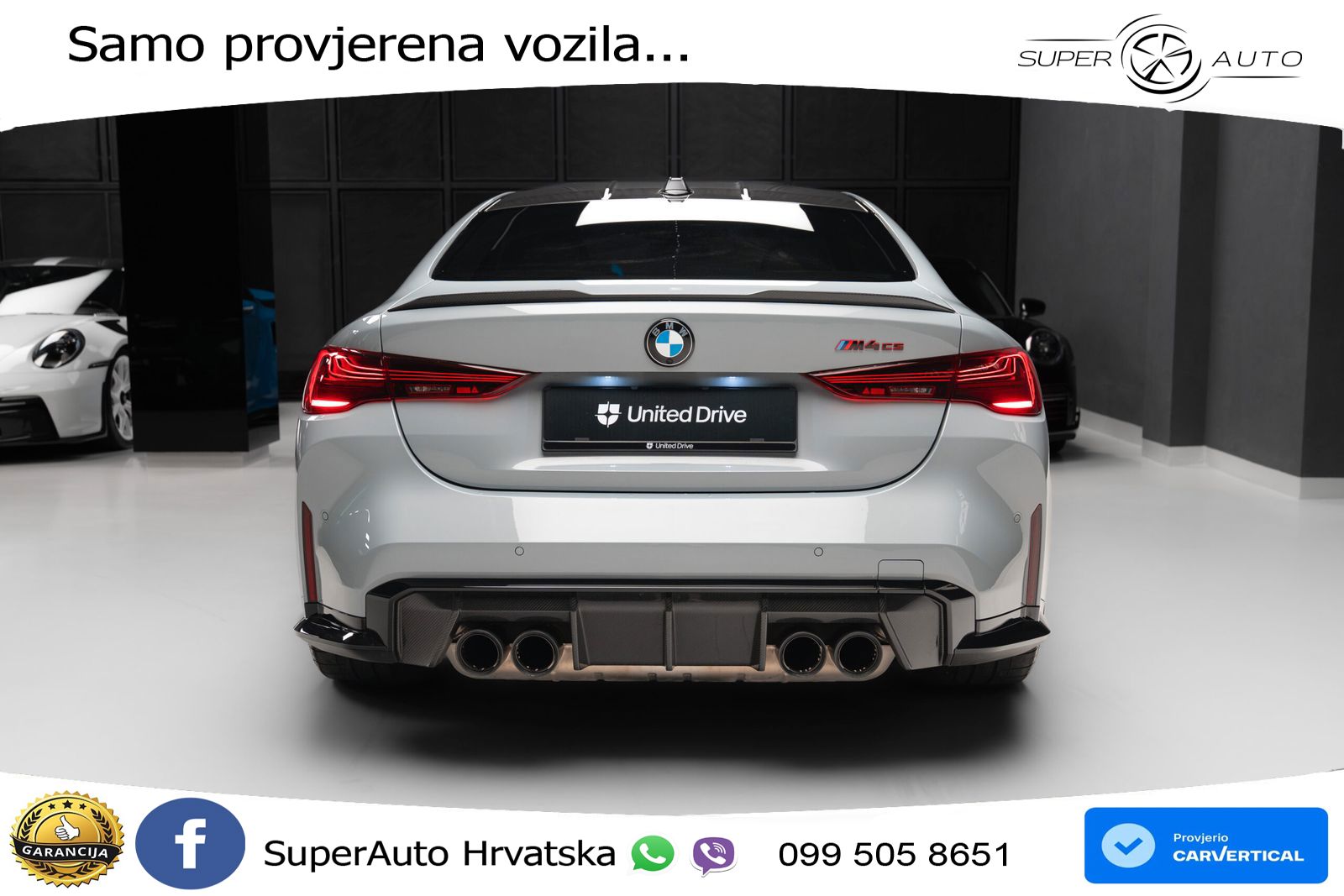 BMW M4 CS 3.0 (550 KS) xDrive Steptronic LED+GR SJED+ACC