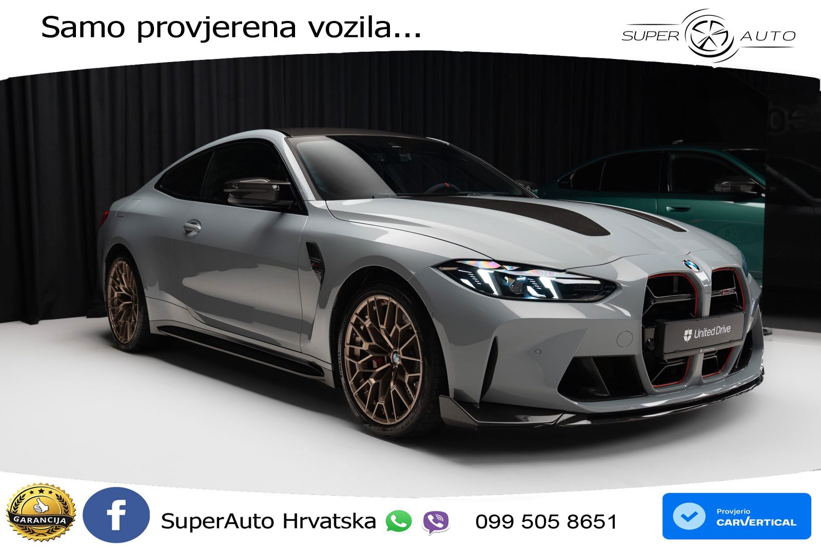 BMW M4 CS 3.0 (550 KS) xDrive Steptronic LED+GR SJED+ACC