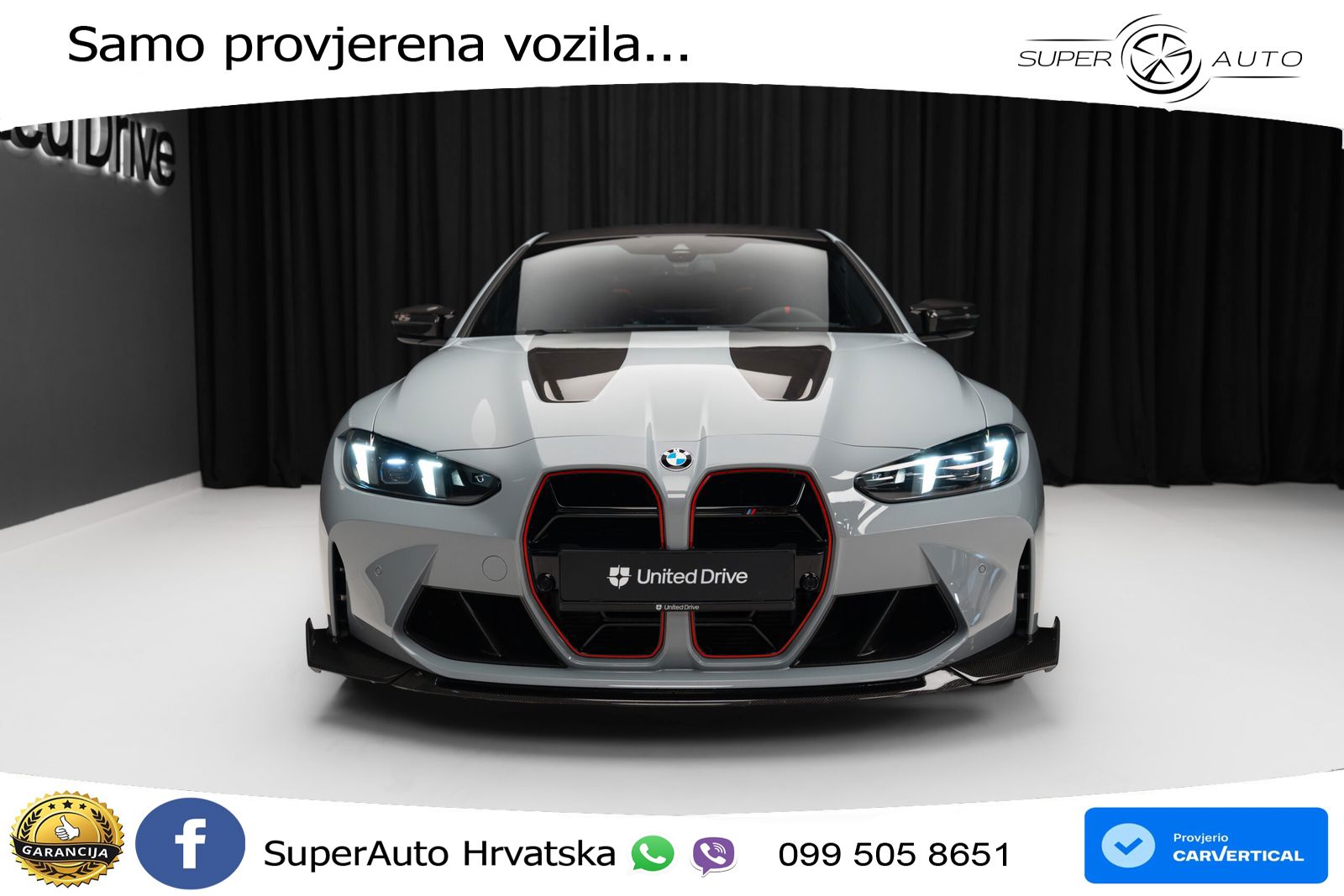 BMW M4 CS 3.0 (550 KS) xDrive Steptronic LED+GR SJED+ACC
