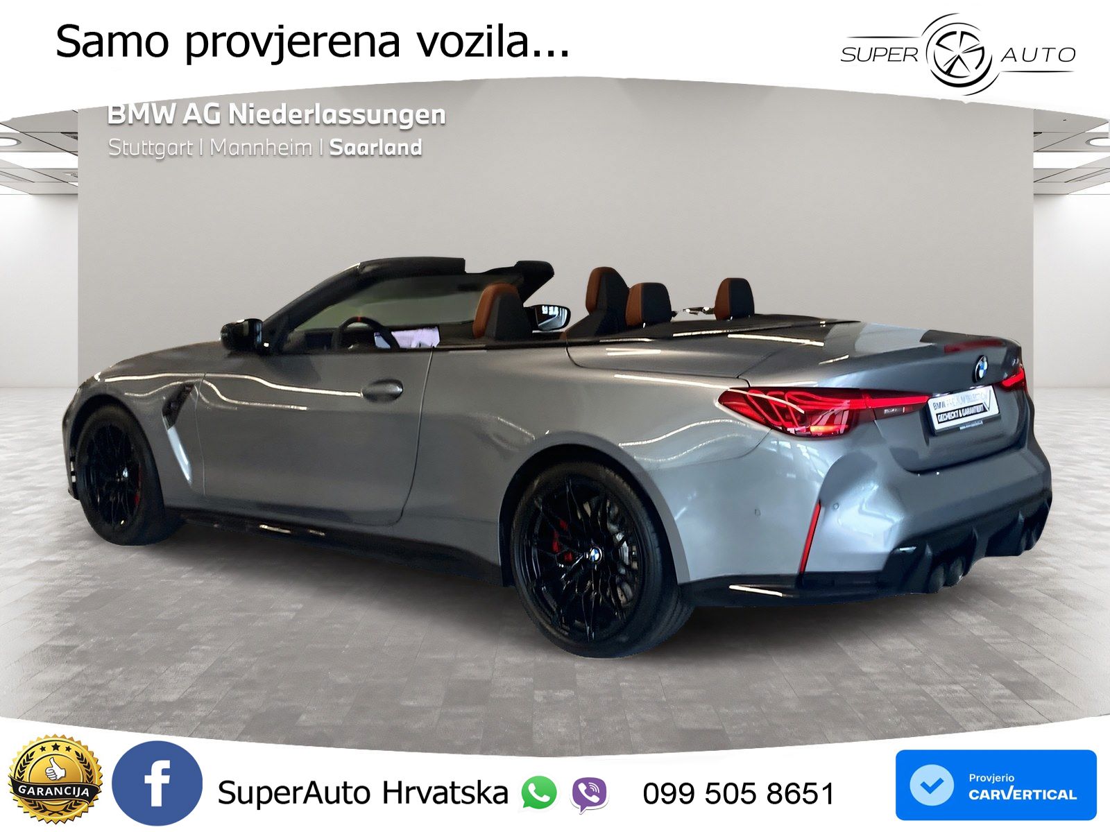 BMW M4 Convertible Competition 3.0 (530 KS) xDrive Steptronic