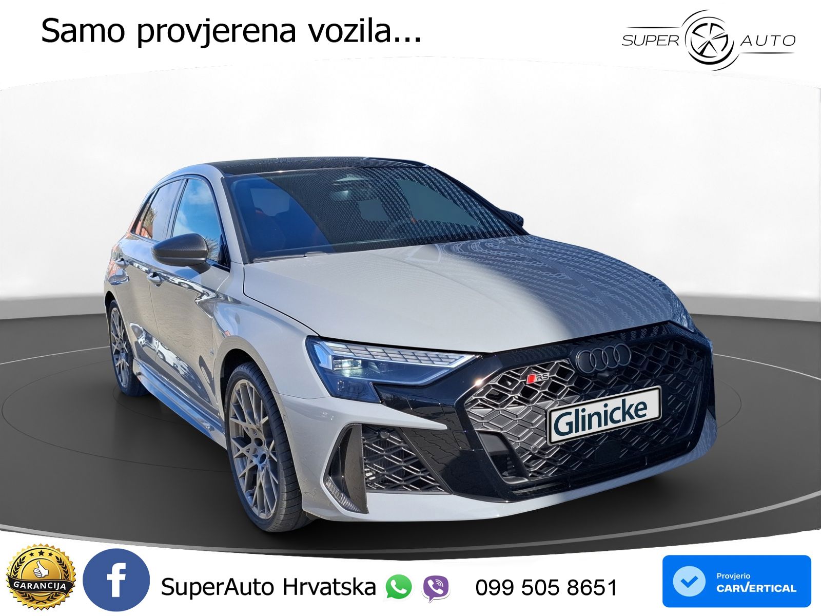 Audi RS3 Sedan 2.5 TFSI (400 KS) quattro S tronic LED+GR SJED+ACC