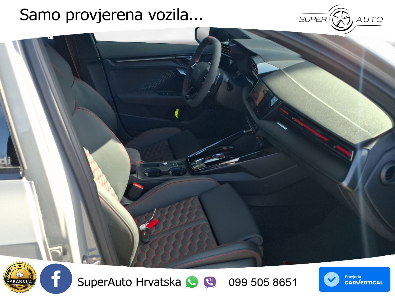 Audi RS3 Sedan 2.5 TFSI (400 KS) quattro S tronic LED+GR SJED+ACC