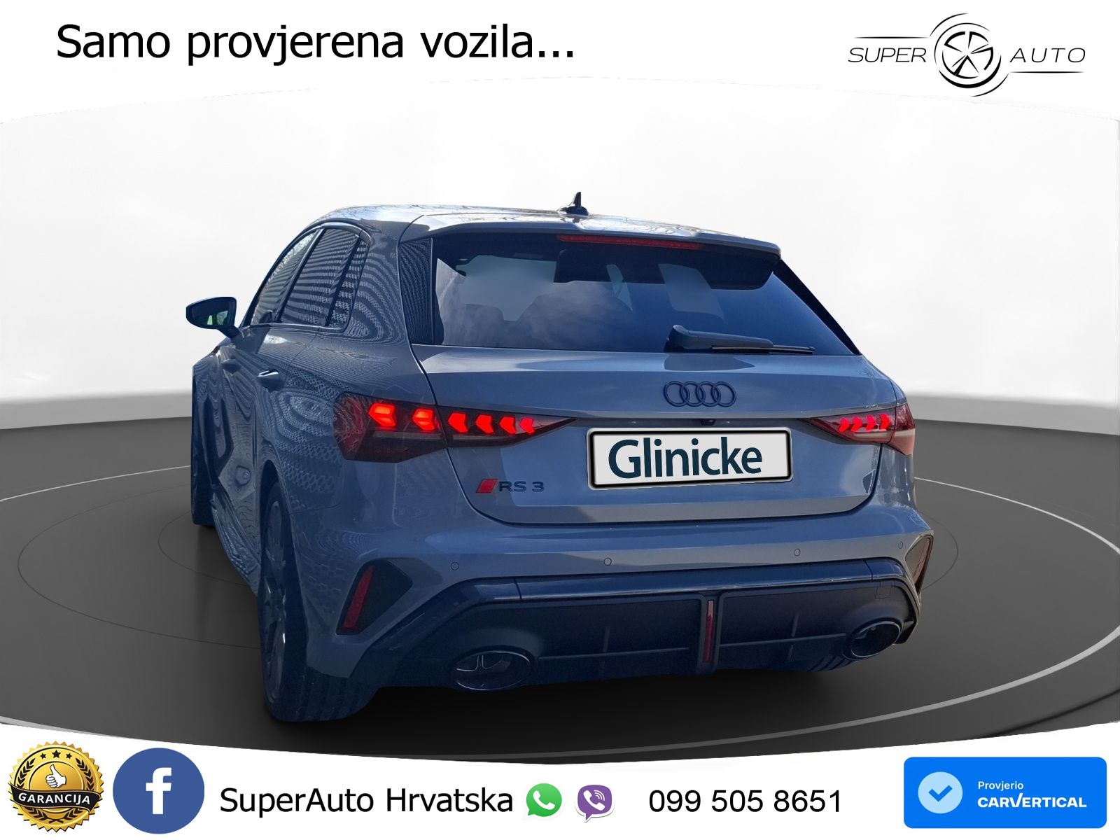 Audi RS3 Sedan 2.5 TFSI (400 KS) quattro S tronic LED+GR SJED+ACC