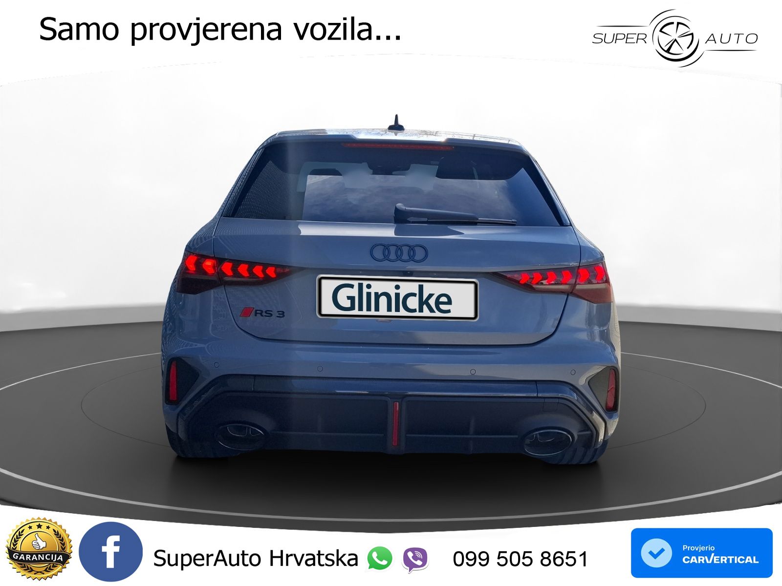 Audi RS3 Sedan 2.5 TFSI (400 KS) quattro S tronic LED+GR SJED+ACC