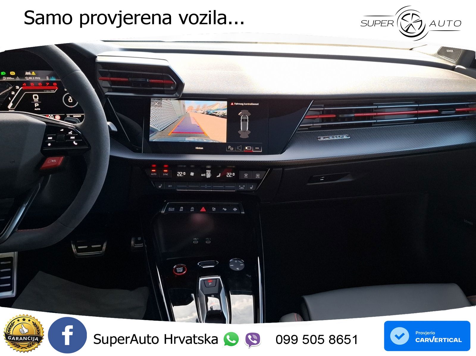 Audi RS3 Sedan 2.5 TFSI (400 KS) quattro S tronic LED+GR SJED+ACC