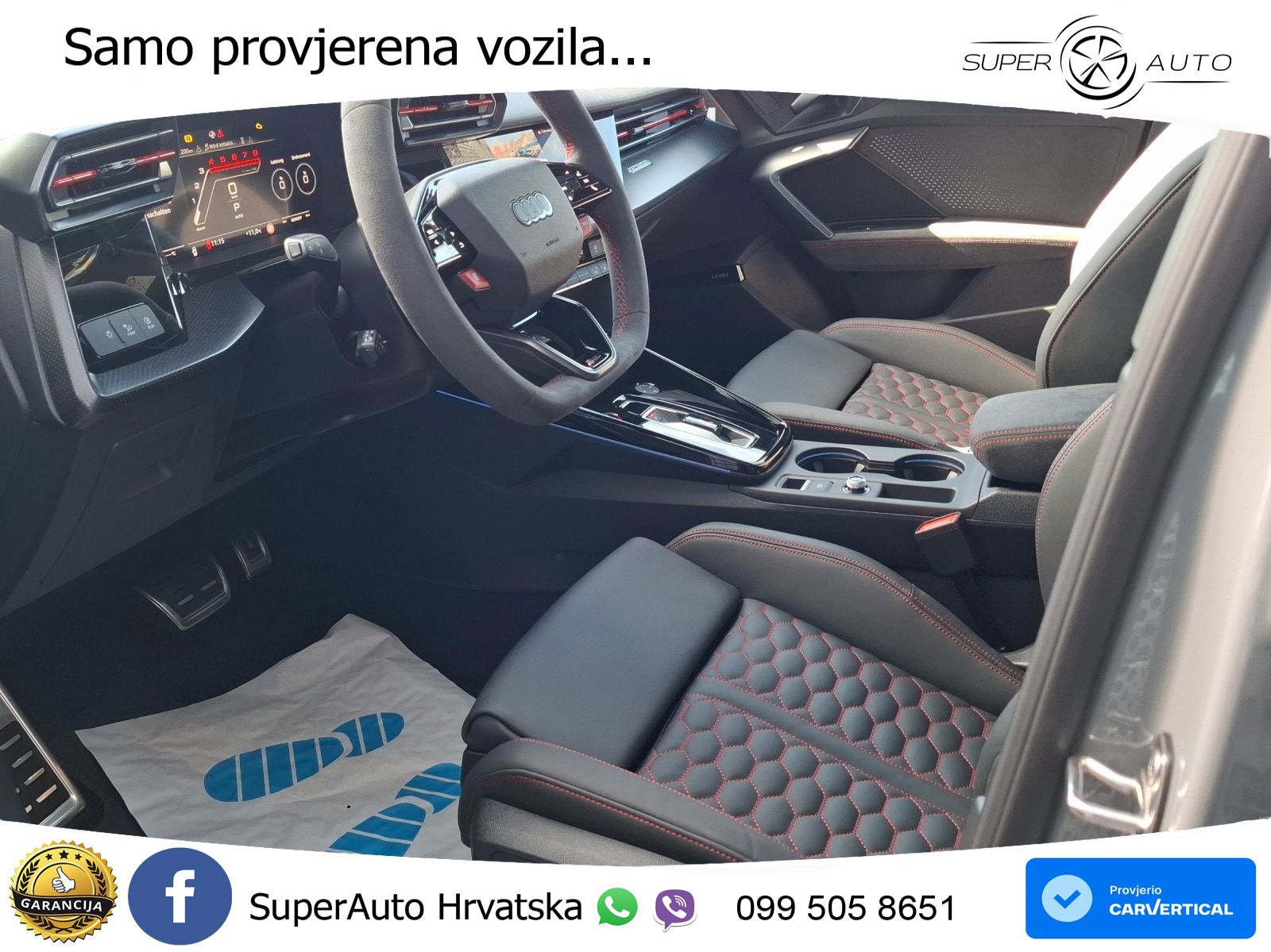 Audi RS3 Sedan 2.5 TFSI (400 KS) quattro S tronic LED+GR SJED+ACC