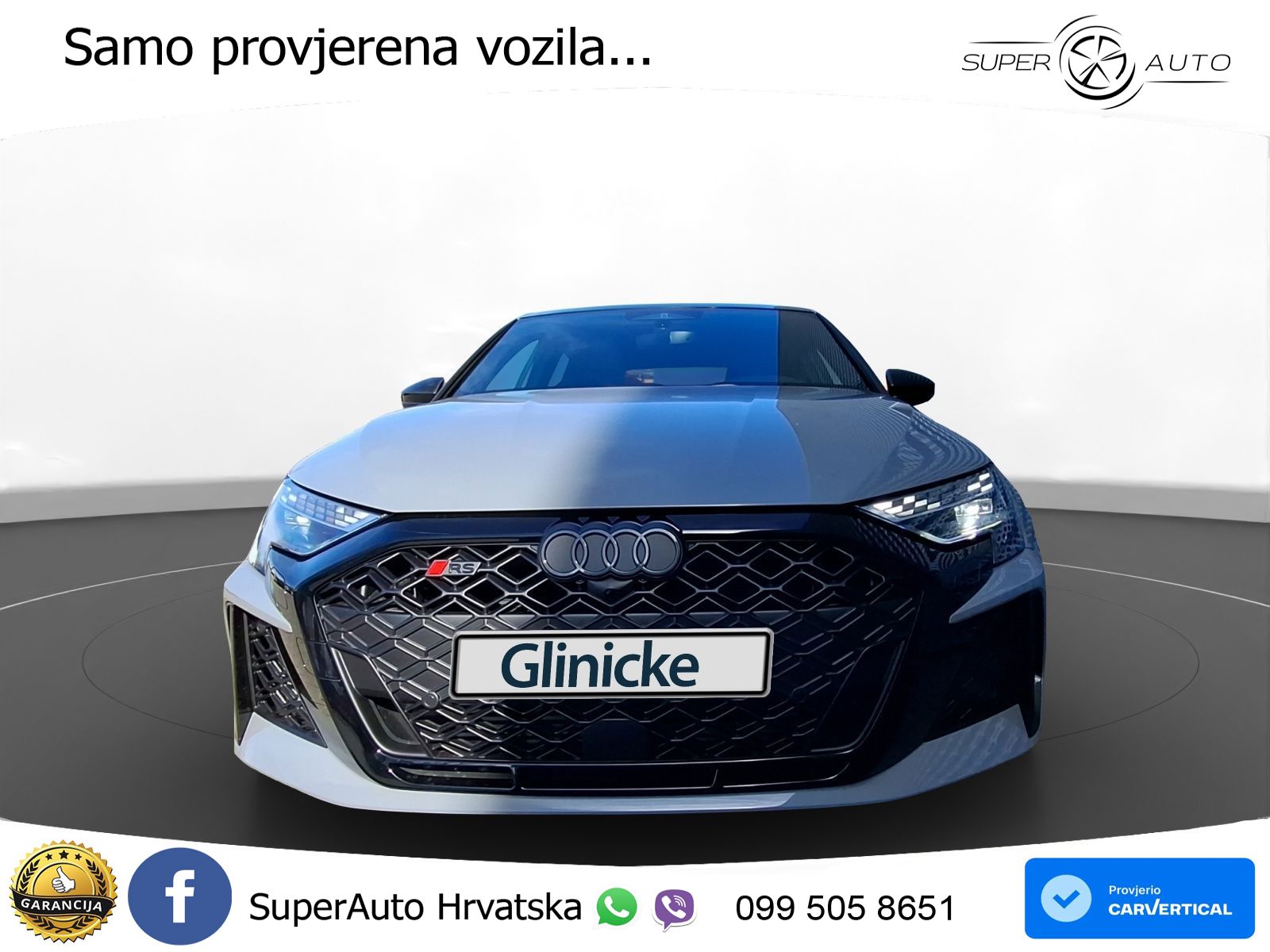Audi RS3 Sedan 2.5 TFSI (400 KS) quattro S tronic LED+GR SJED+ACC