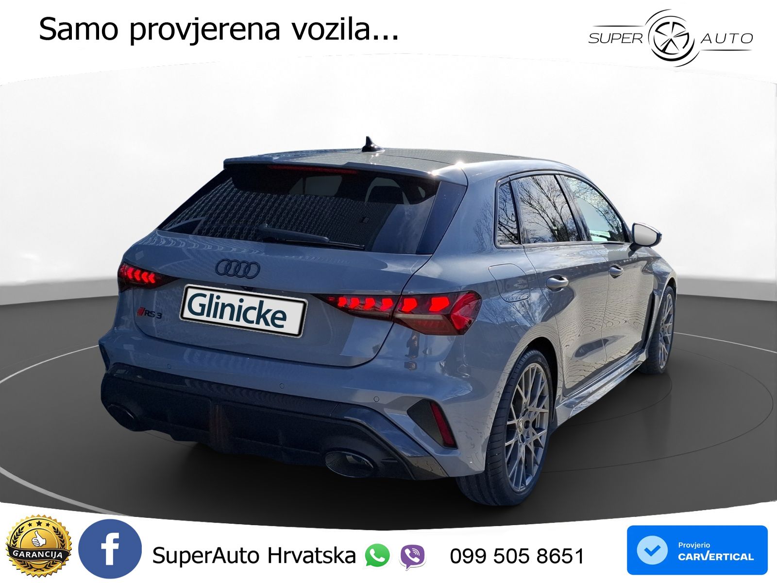 Audi RS3 Sedan 2.5 TFSI (400 KS) quattro S tronic LED+GR SJED+ACC