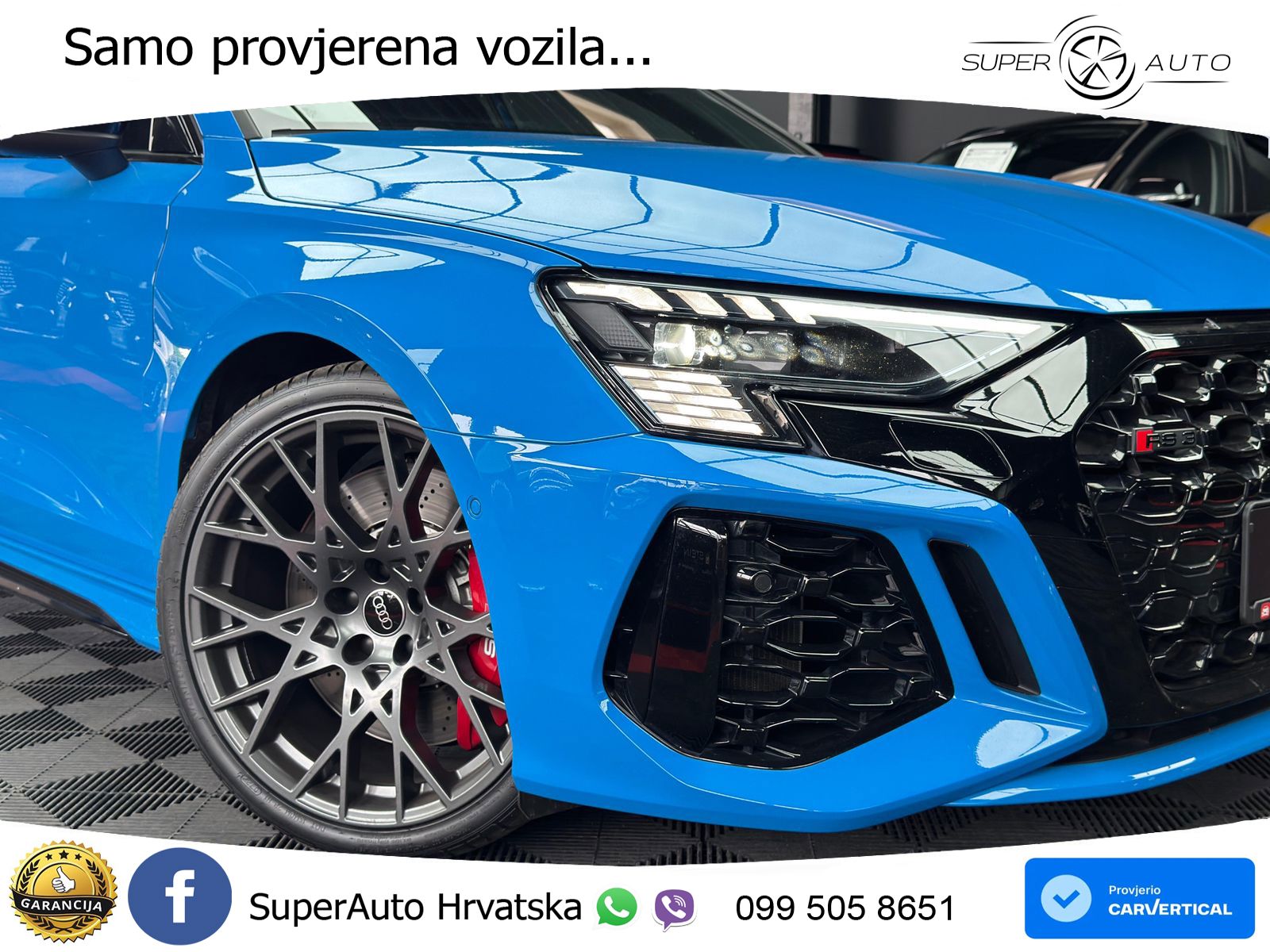 Audi RS3 Sedan 2.5 TFSI (400 KS) quattro S tronic LED+GR SJED+ACC