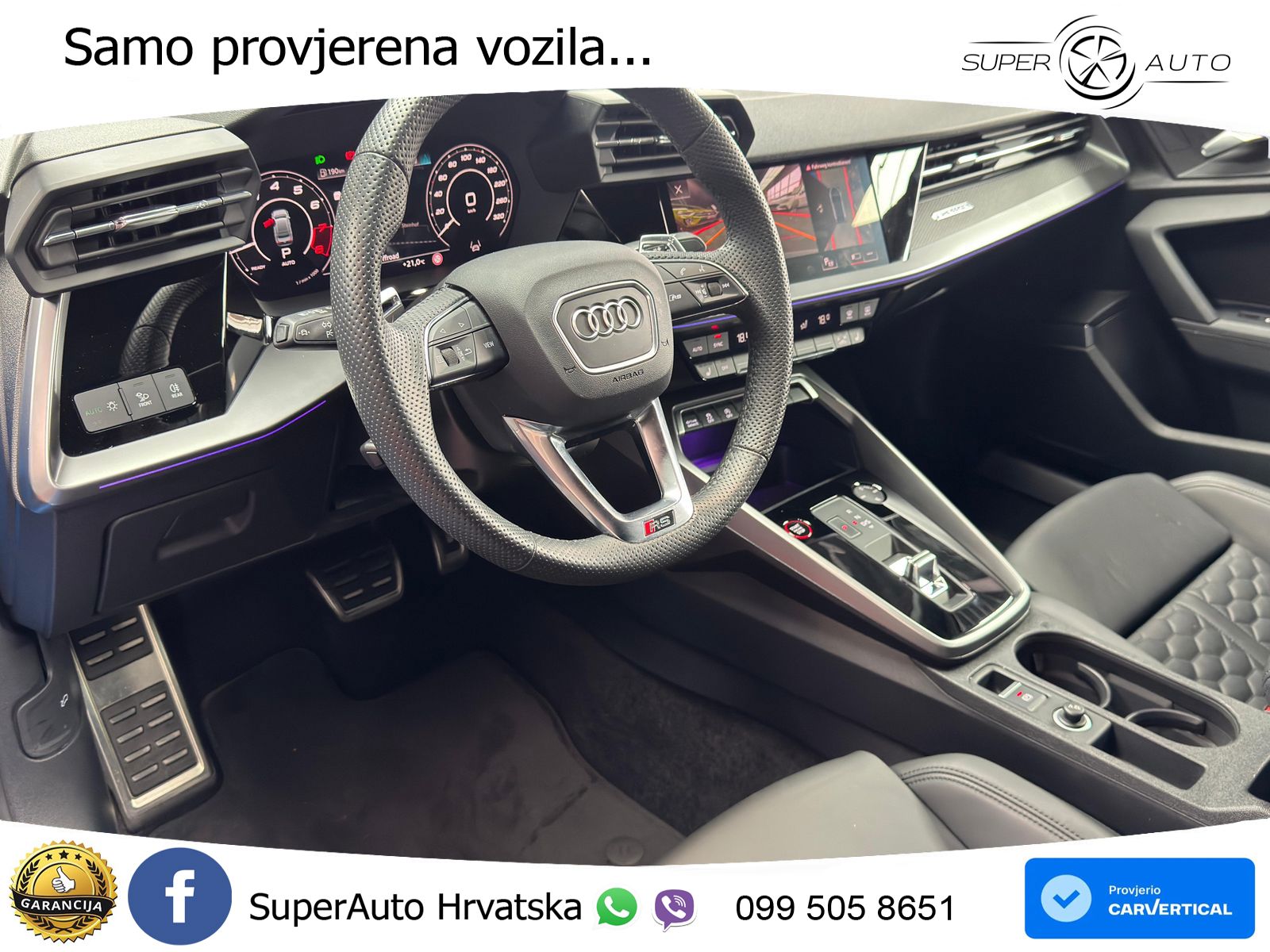 Audi RS3 Sedan 2.5 TFSI (400 KS) quattro S tronic LED+GR SJED+ACC