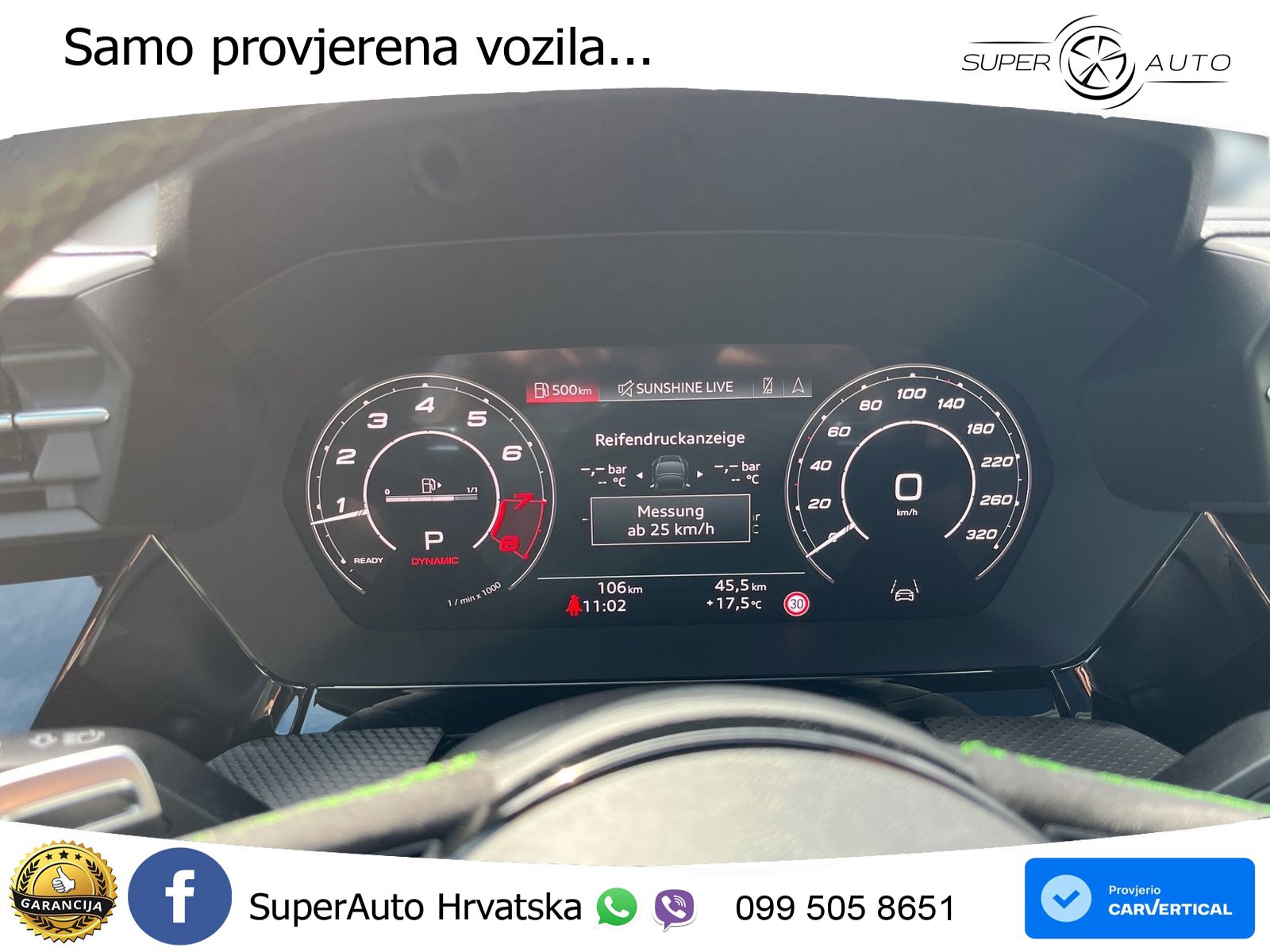 Audi RS3-S ABT Sportback 2.5 TFSI (460 KS) quattro S tronic LED+GR SJED+ACC