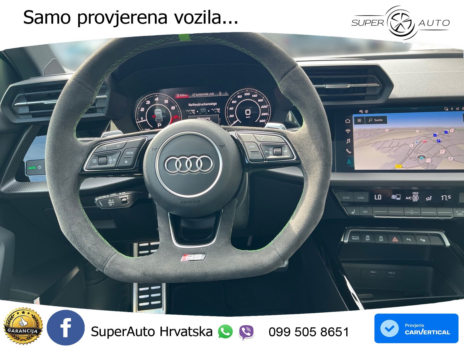 Audi RS3-S ABT Sportback 2.5 TFSI (460 KS) quattro S tronic LED+GR SJED+ACC
