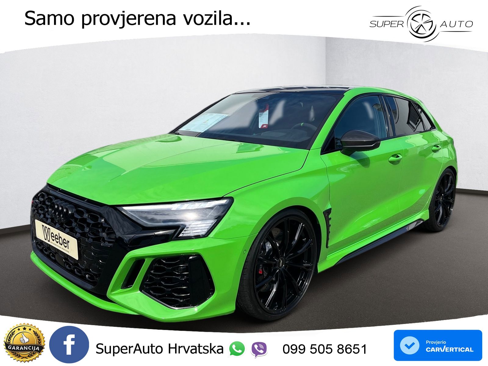 Audi RS3-S ABT Sportback 2.5 TFSI (460 KS) quattro S tronic LED+GR SJED+ACC