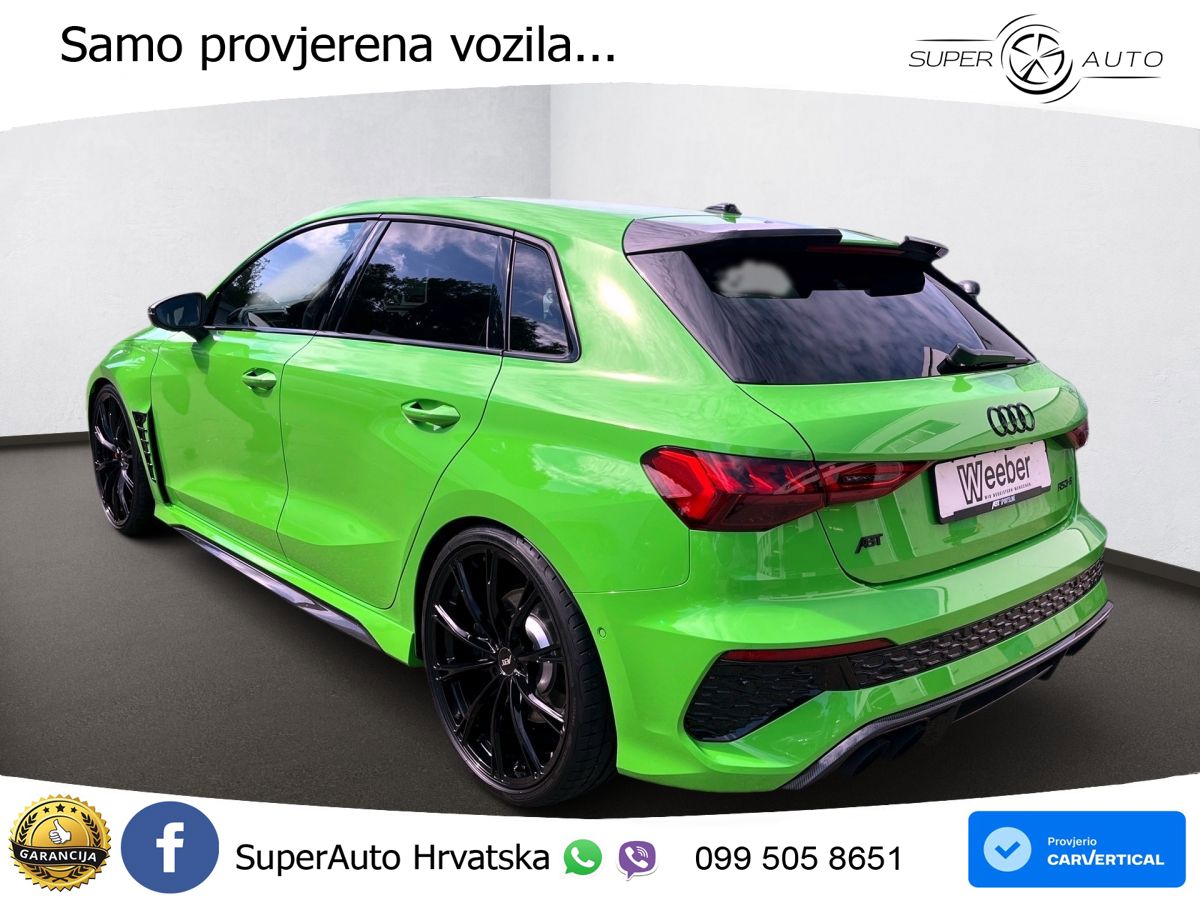 Audi RS3-S ABT Sportback 2.5 TFSI (460 KS) quattro S tronic LED+GR SJED+ACC