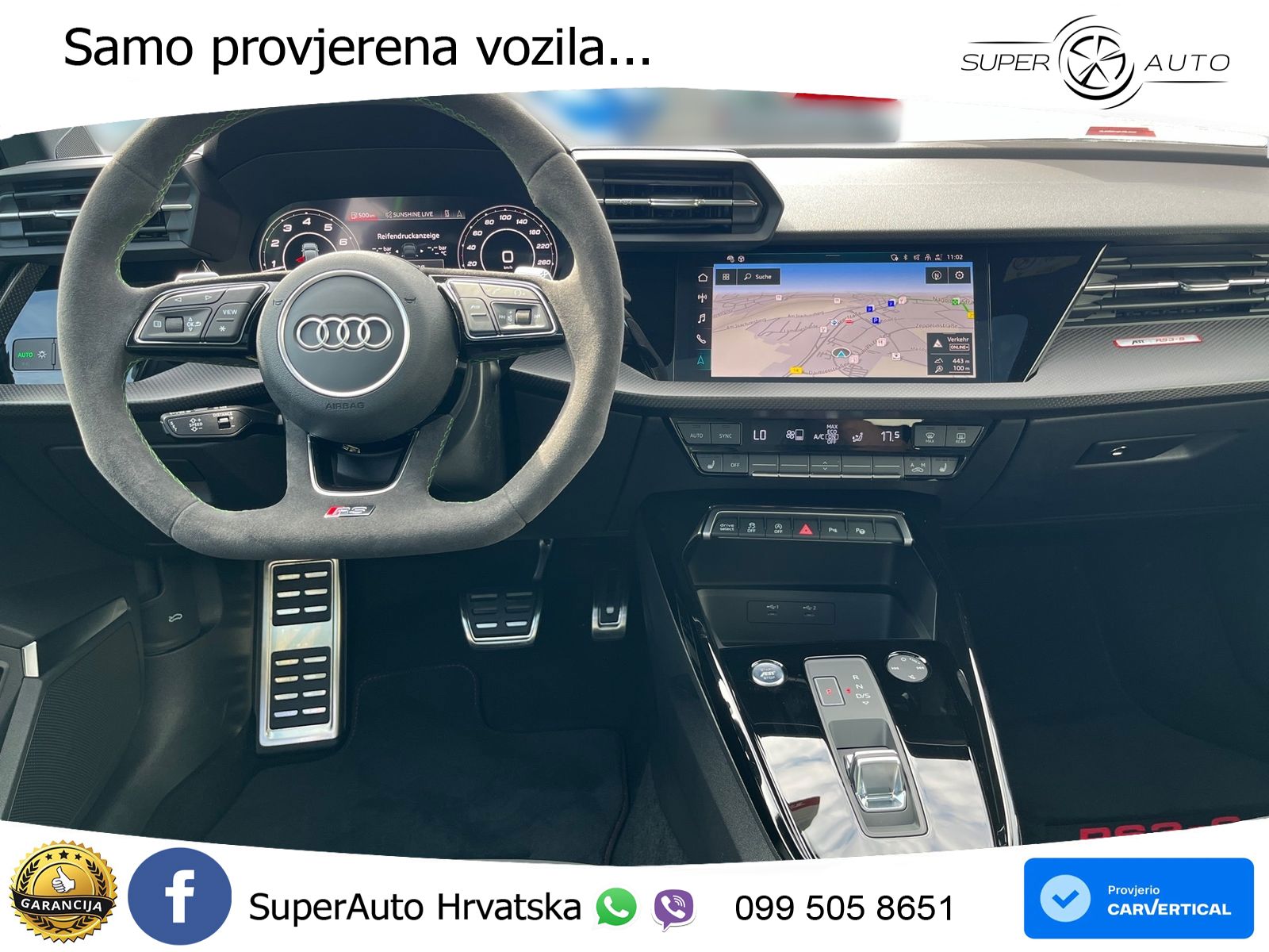 Audi RS3-S ABT Sportback 2.5 TFSI (460 KS) quattro S tronic LED+GR SJED+ACC