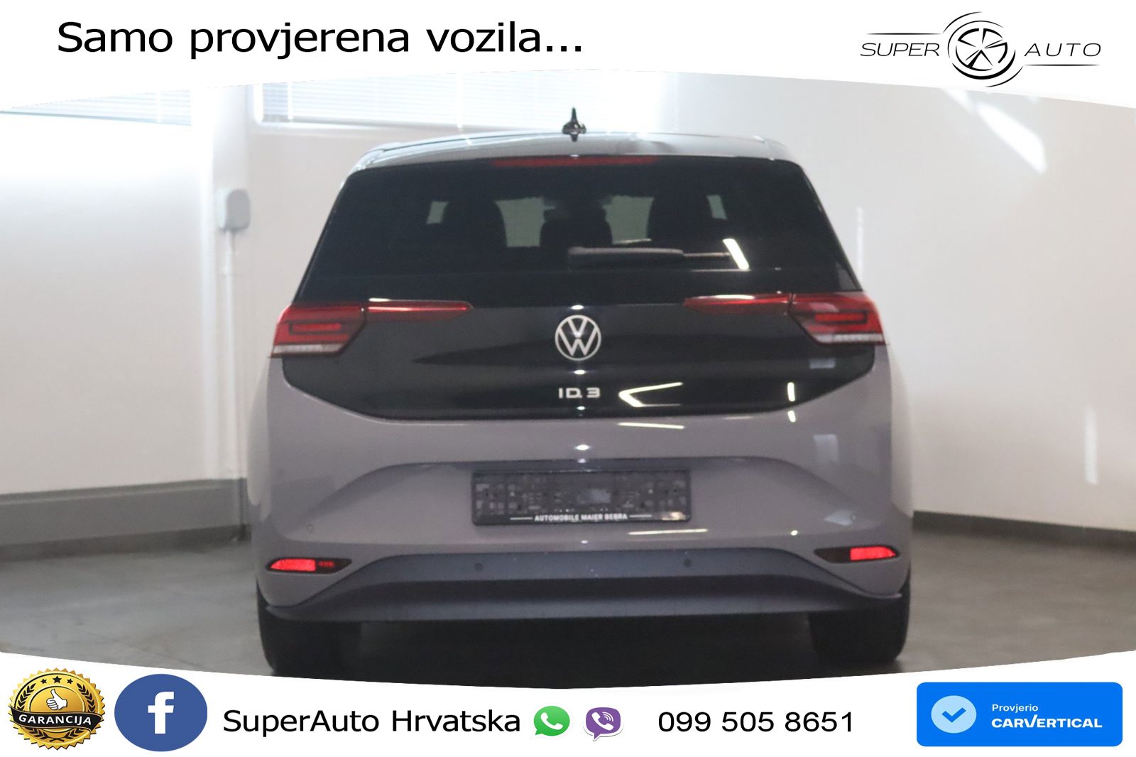 Volkswagen ID.3 Pro 62 kWh (204 KS) LED+GR SJED+ACC