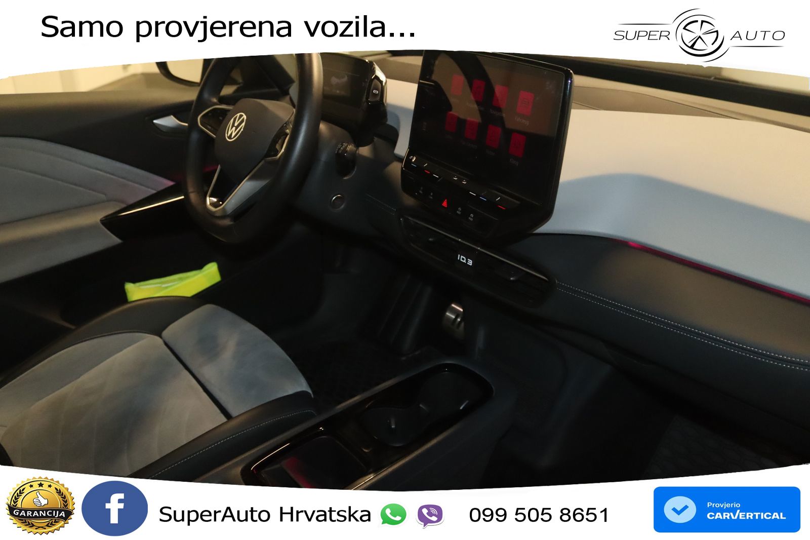 Volkswagen ID.3 Pro 62 kWh (204 KS) LED+GR SJED+ACC