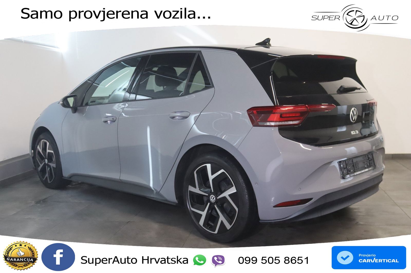 Volkswagen ID.3 Pro 62 kWh (204 KS) LED+GR SJED+ACC