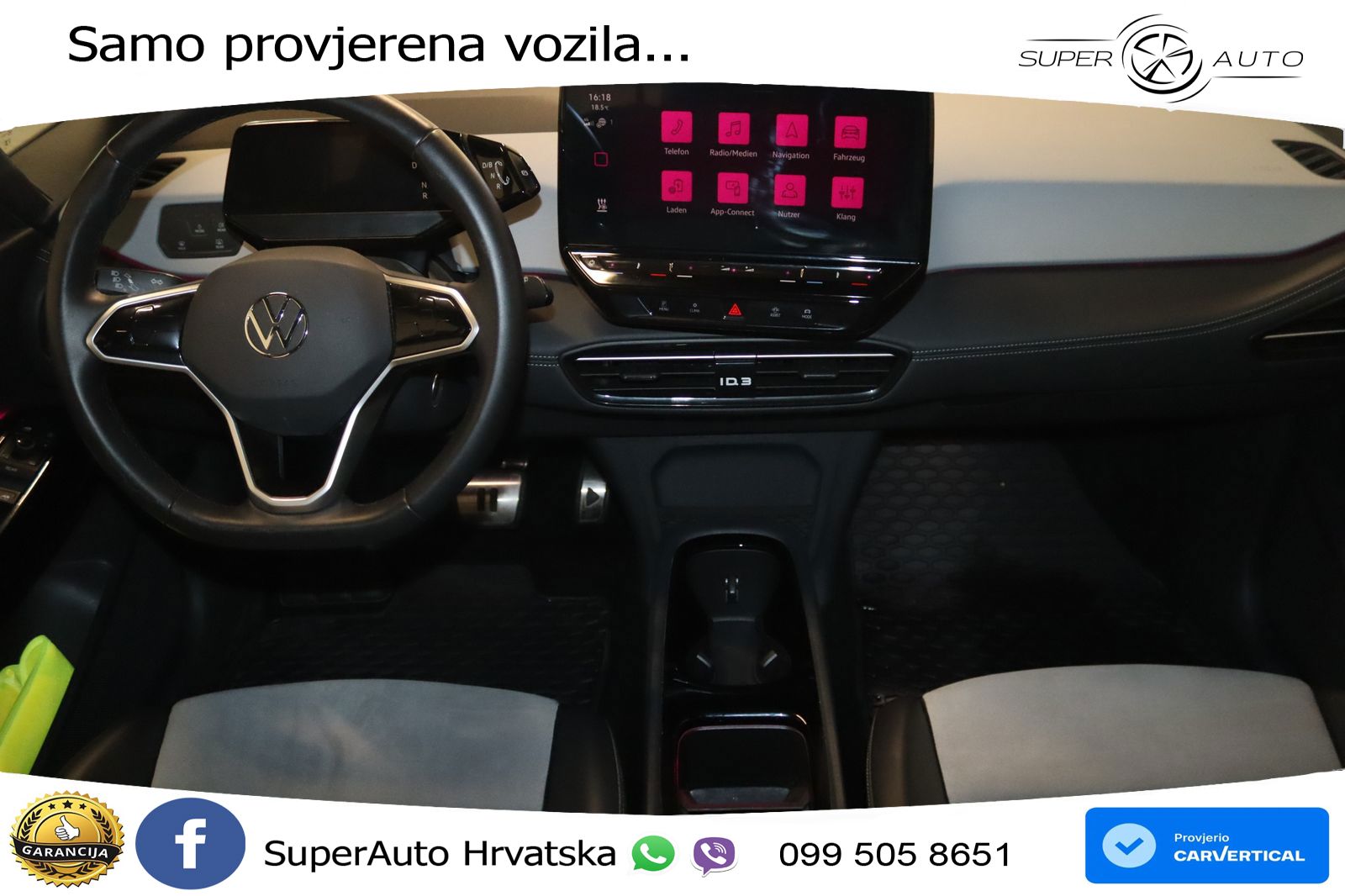 Volkswagen ID.3 Pro 62 kWh (204 KS) LED+GR SJED+ACC