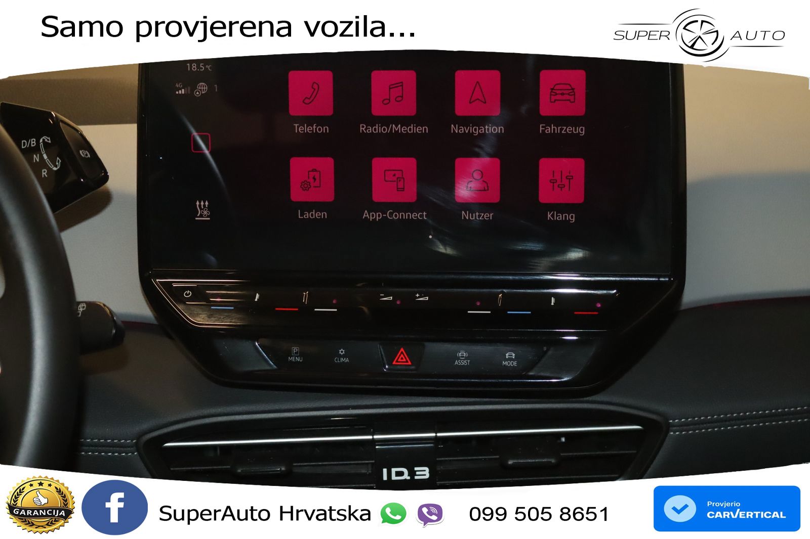 Volkswagen ID.3 Pro 62 kWh (204 KS) LED+GR SJED+ACC