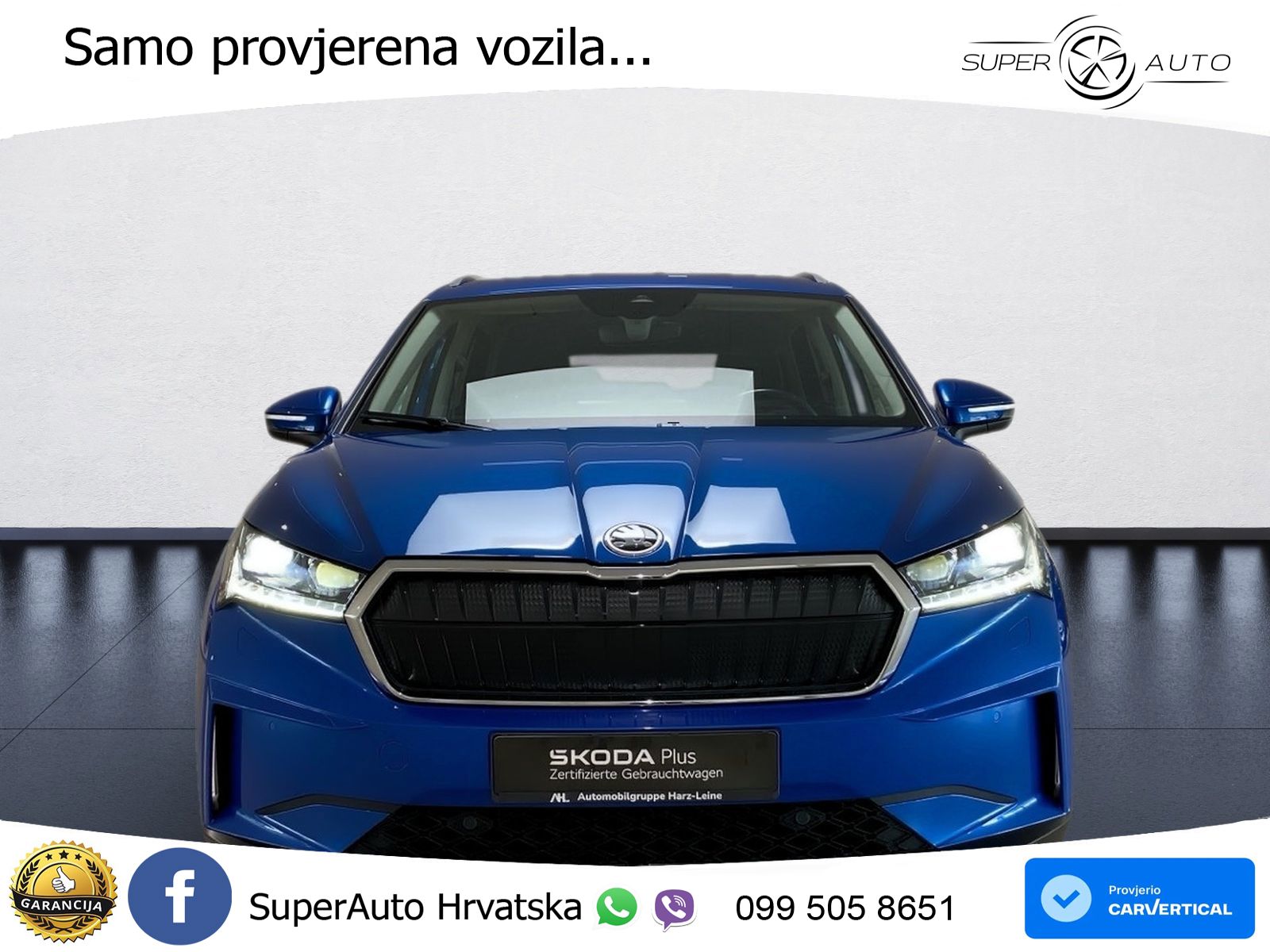 Škoda Enyaq iV 80x 82 kWh (265 KS) AWD LED+GR SJED+ACC