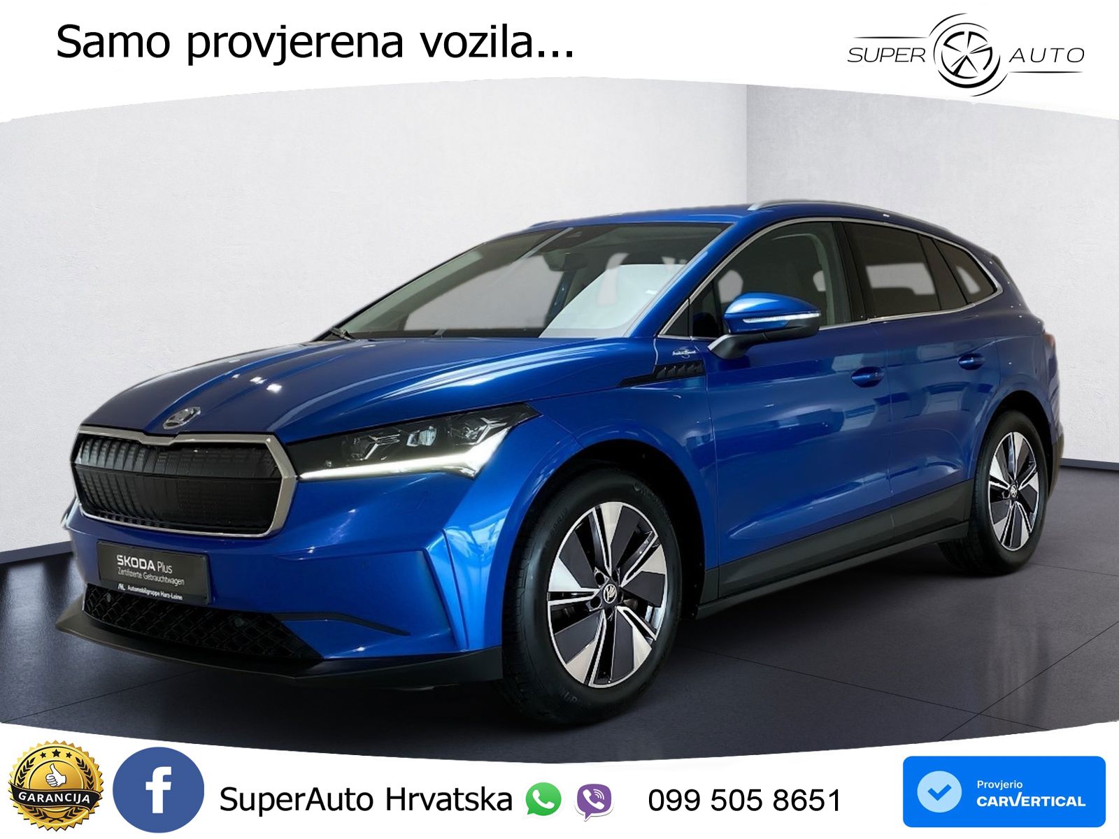 Škoda Enyaq iV 80x 82 kWh (265 KS) AWD LED+GR SJED+ACC