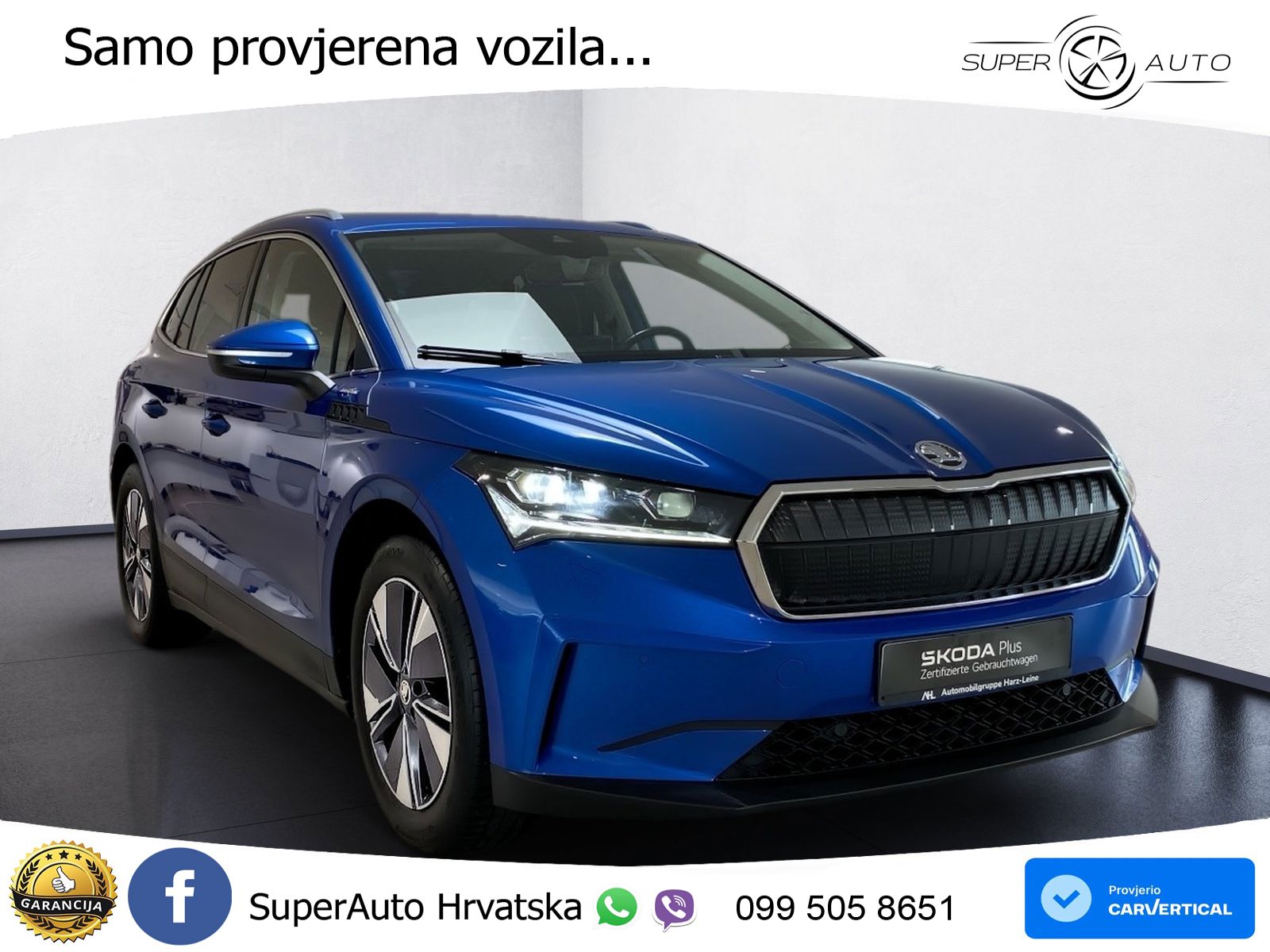 Škoda Enyaq iV 80x 82 kWh (265 KS) AWD LED+GR SJED+ACC
