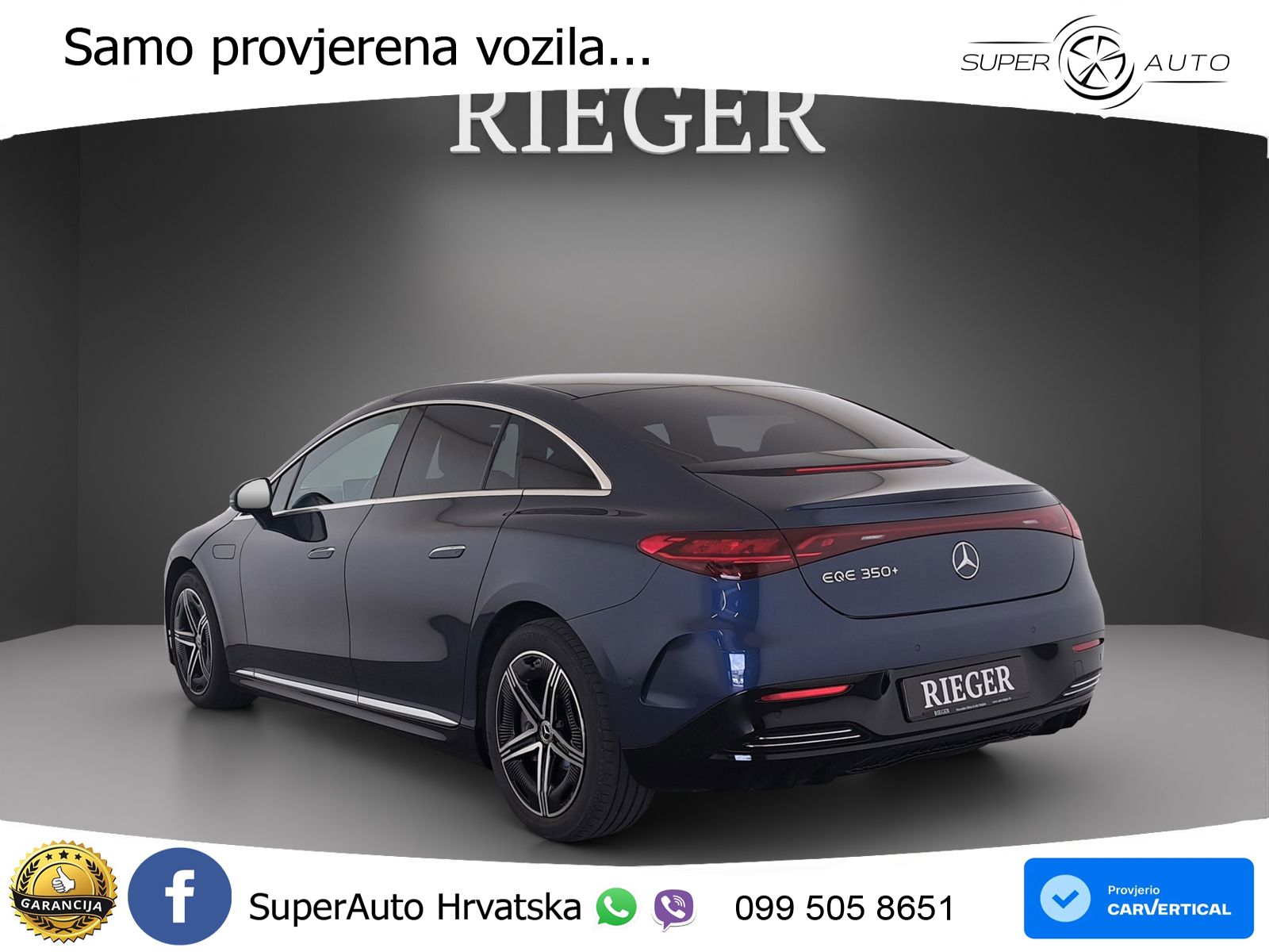 Mercedes EQE 350 98 kWh (292 KS)