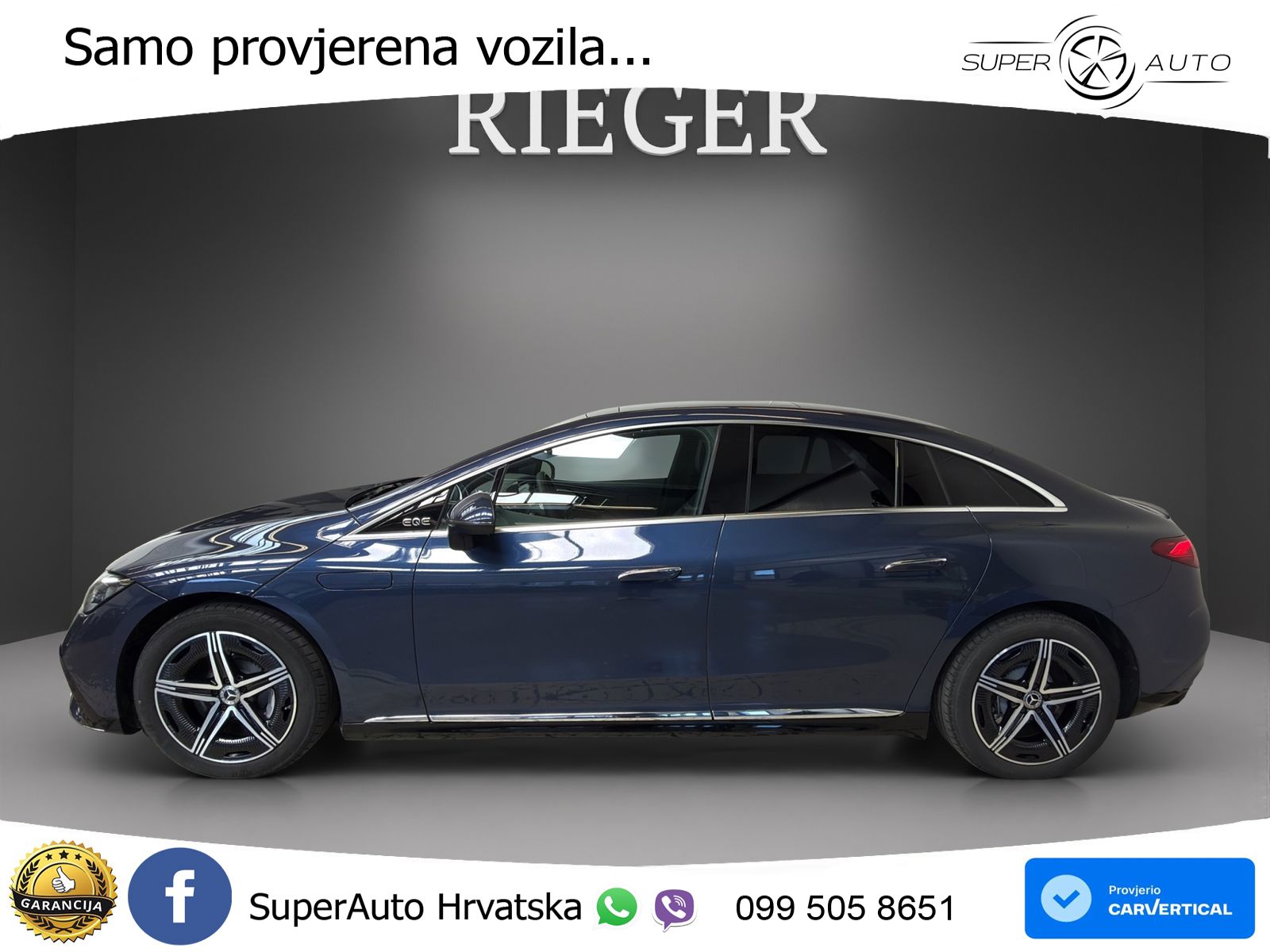 Mercedes EQE 350 98 kWh (292 KS)