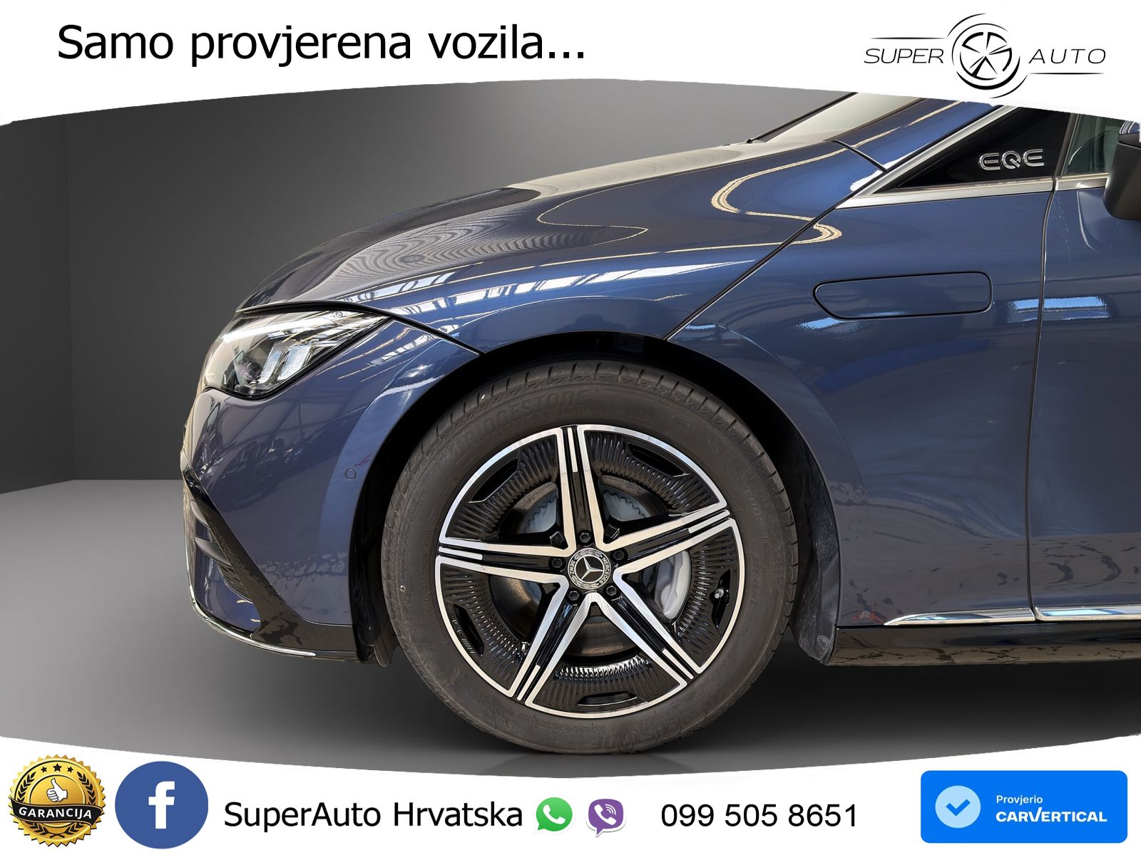 Mercedes EQE 350 98 kWh (292 KS)