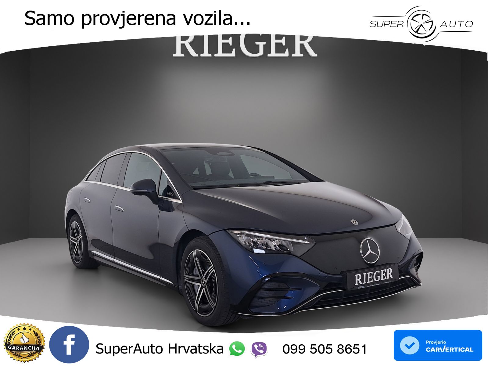Mercedes EQE 350 98 kWh (292 KS)