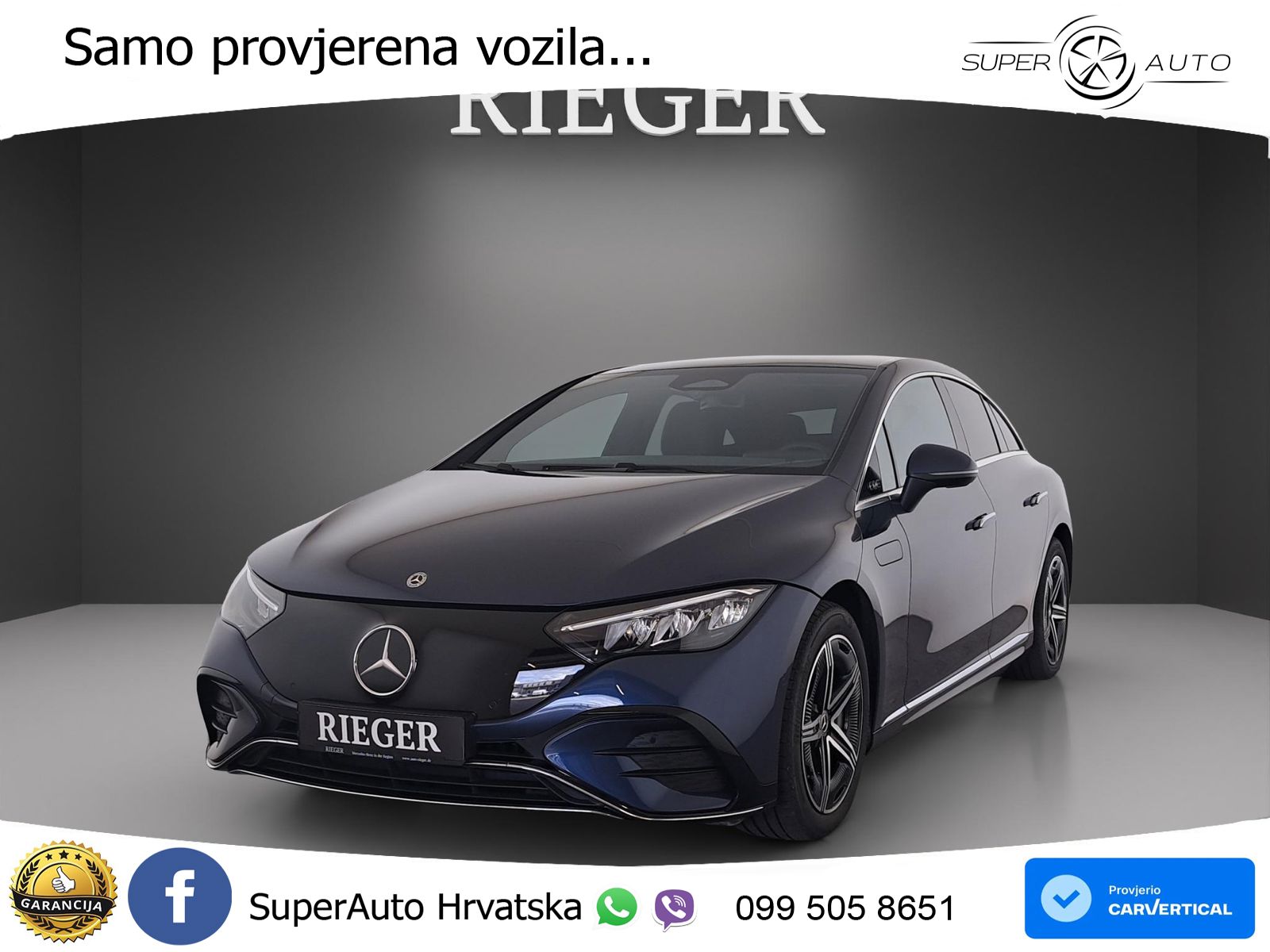 Mercedes EQE 350 98 kWh (292 KS)