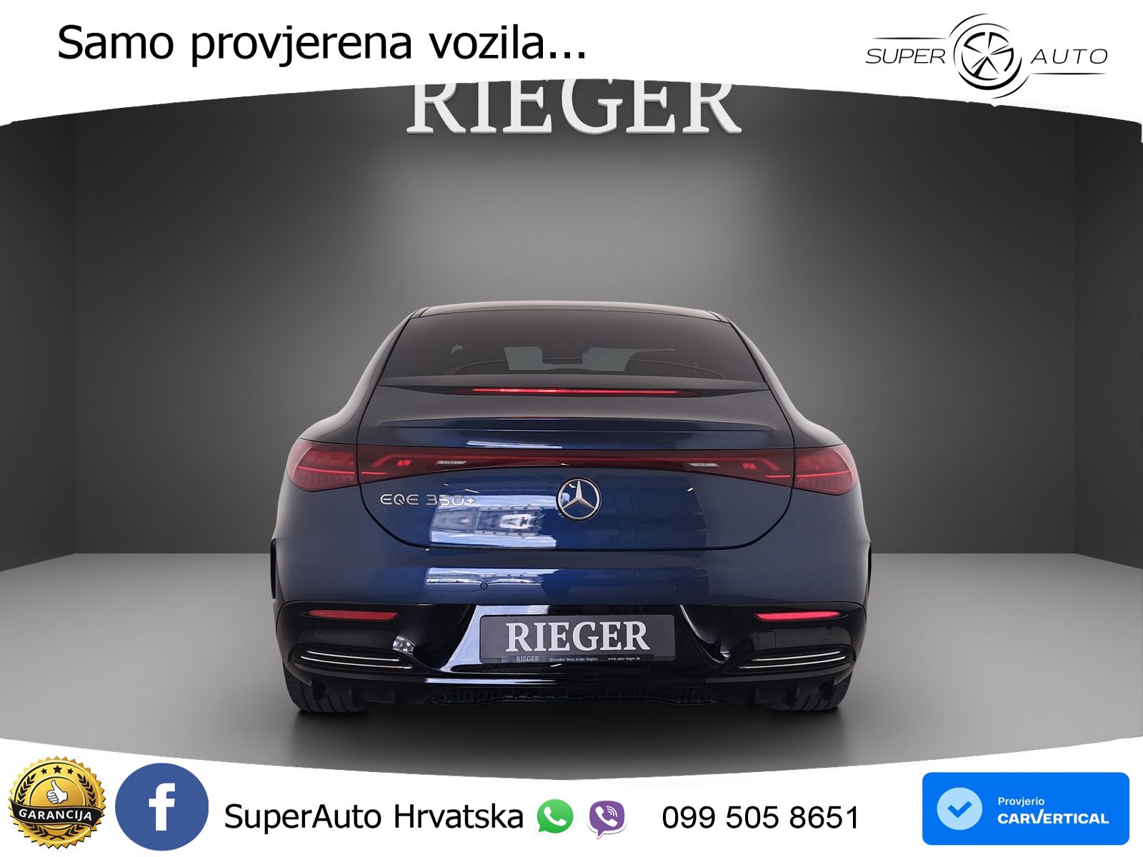 Mercedes EQE 350 98 kWh (292 KS)
