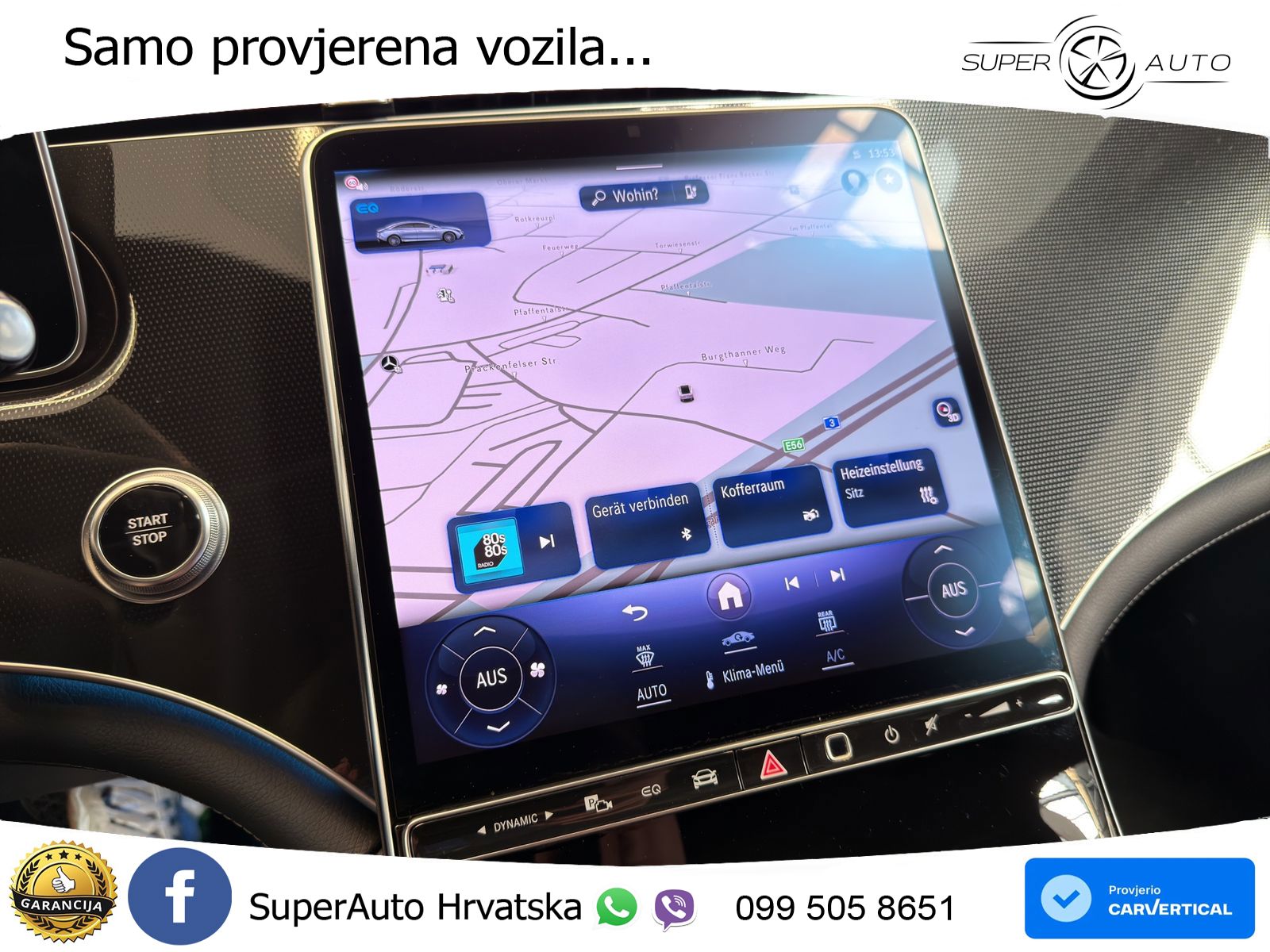 Mercedes EQE 350 98 kWh (292 KS)