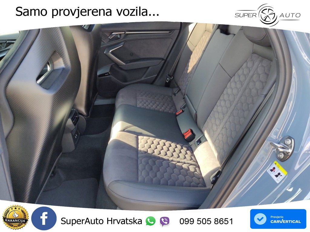 Audi RS3 Sedan 2.5 TFSI (400 KS) quattro S tronic LED+GR SJED+ACC