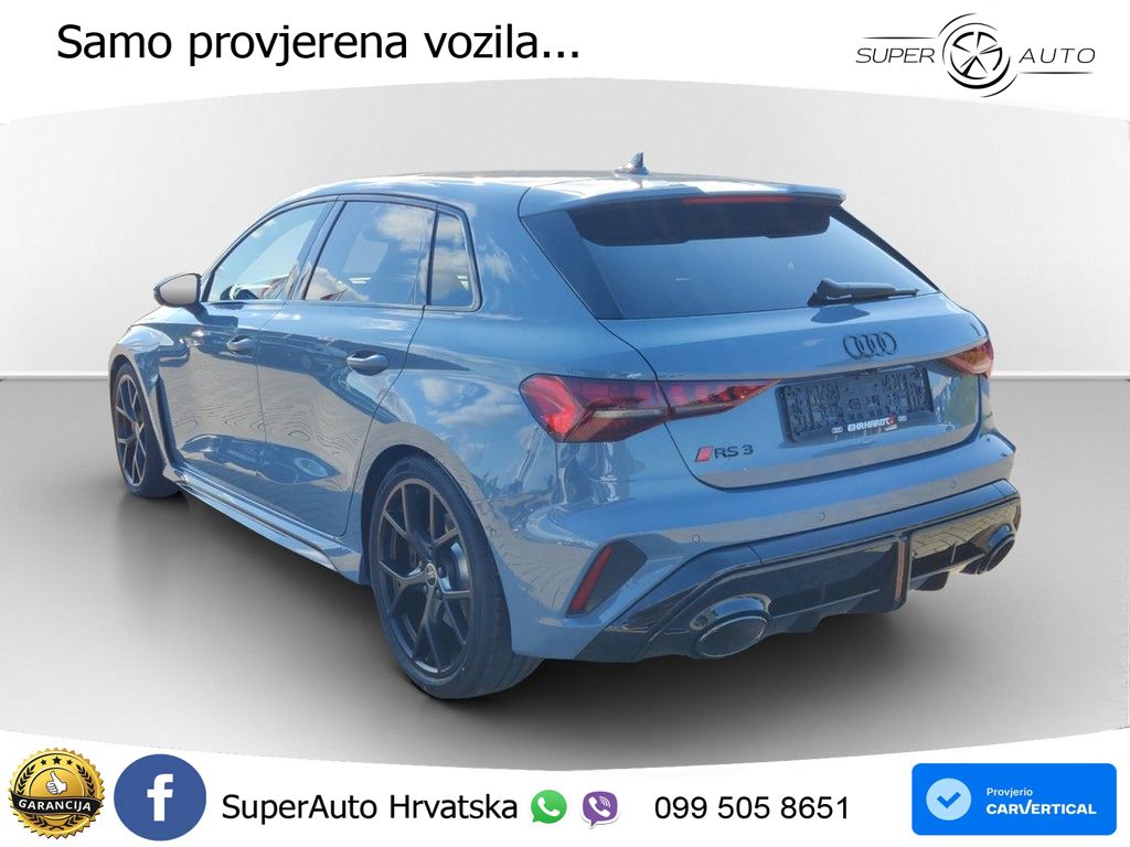 Audi RS3 Sedan 2.5 TFSI (400 KS) quattro S tronic LED+GR SJED+ACC