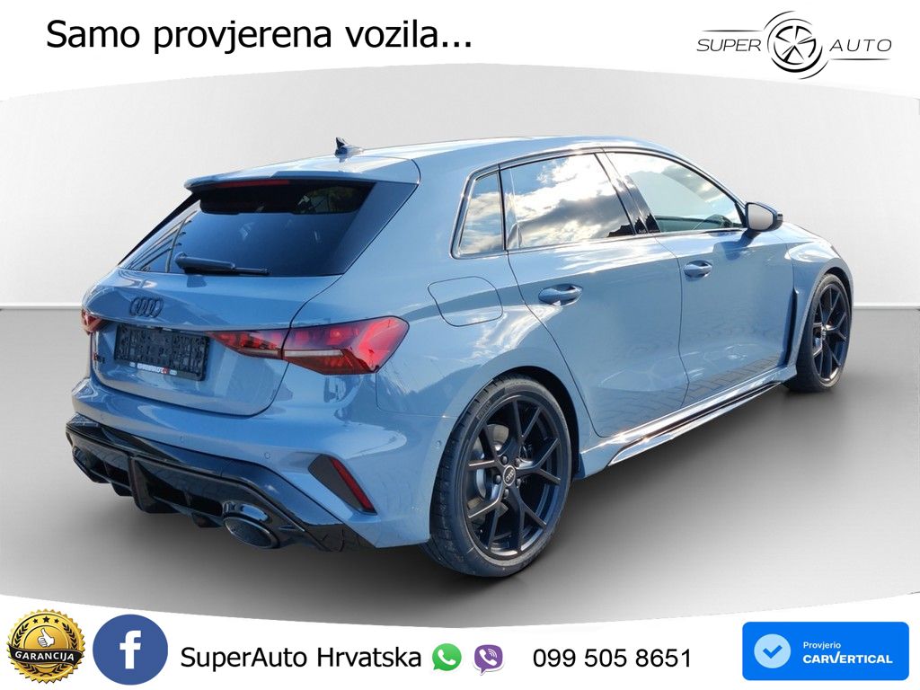 Audi RS3 Sedan 2.5 TFSI (400 KS) quattro S tronic LED+GR SJED+ACC